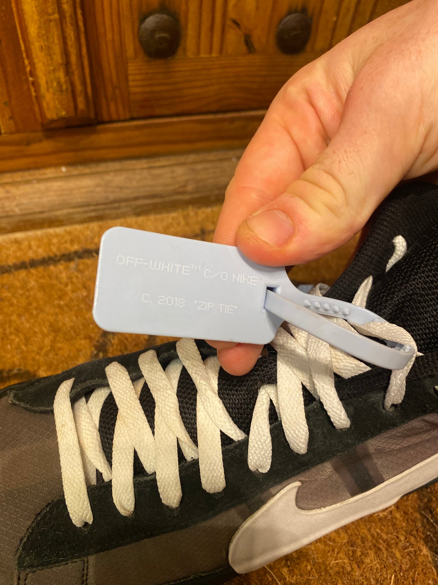 NIKE X OFF WHITE BLAZER MID ‘GRIM REAPER’ - UK 12