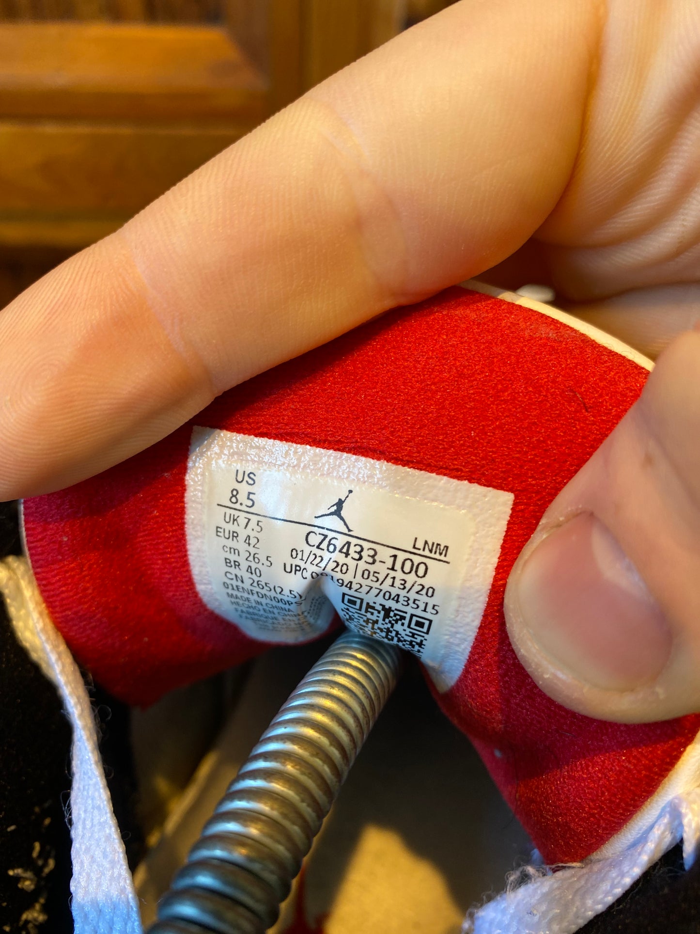 JORDAN 3 ‘SE-T CO.JP FIRE RED DENIM’ - UK 7.5