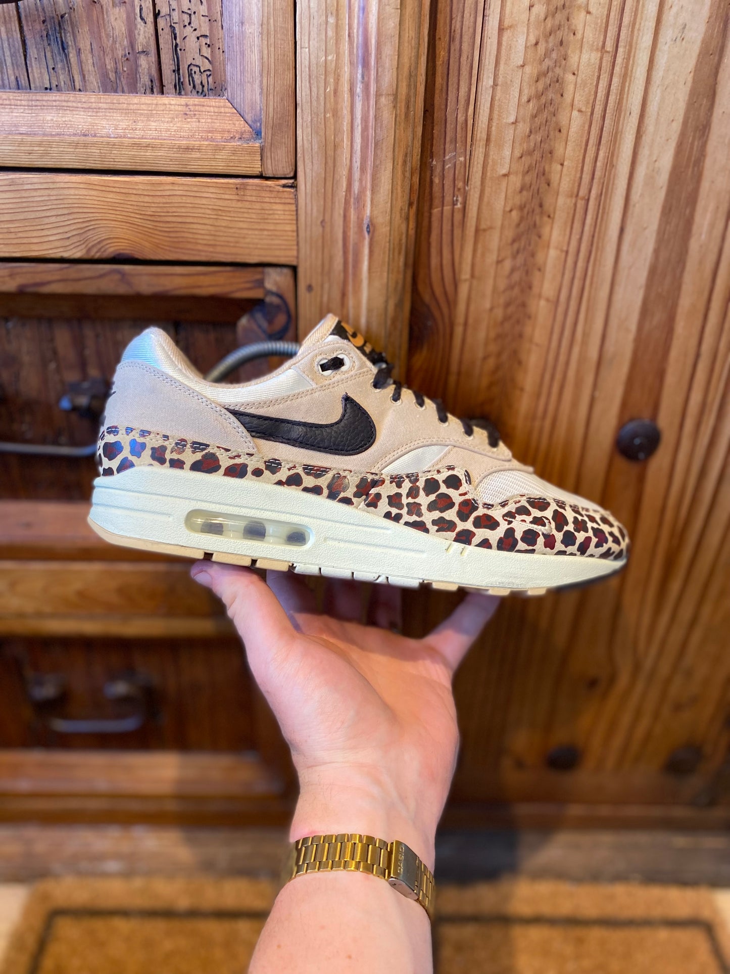 NIKE AIR MAX 1 ‘87 ‘SESAME LEOPARD’ - UK 9.5
