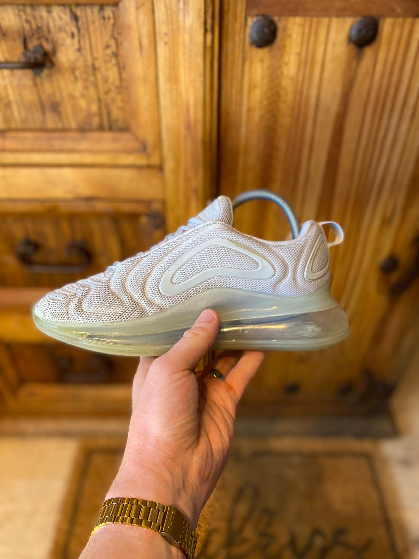 NIKE AIR MAX 720 ‘WHITE PURE PLATINUM’ - UK 5.5