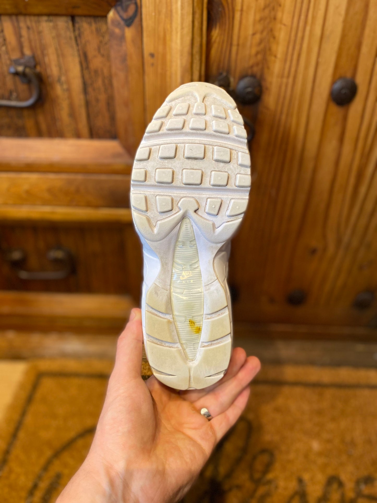 NIKE AIR MAX 95 ‘WHITE METALLIC SILVER’ - UK 6