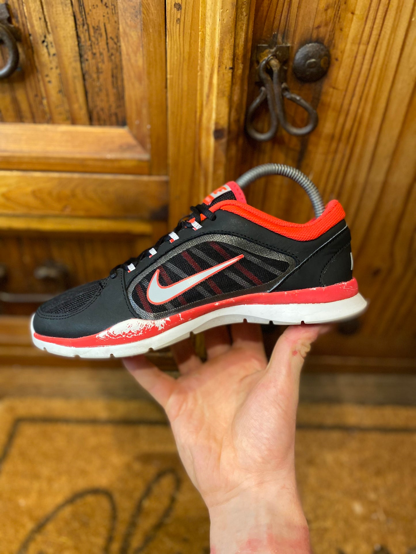 NIKE FLEX TRAINER 4 ‘BLACK PURE PLATINUM’ - UK 4