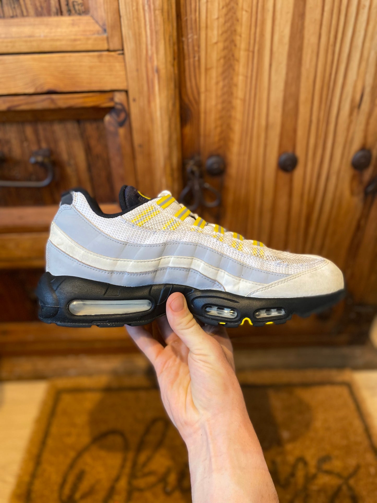 NIKE AIR MAX 95 ‘WOLF GREY TOUR YELLOW’ - UK 12
