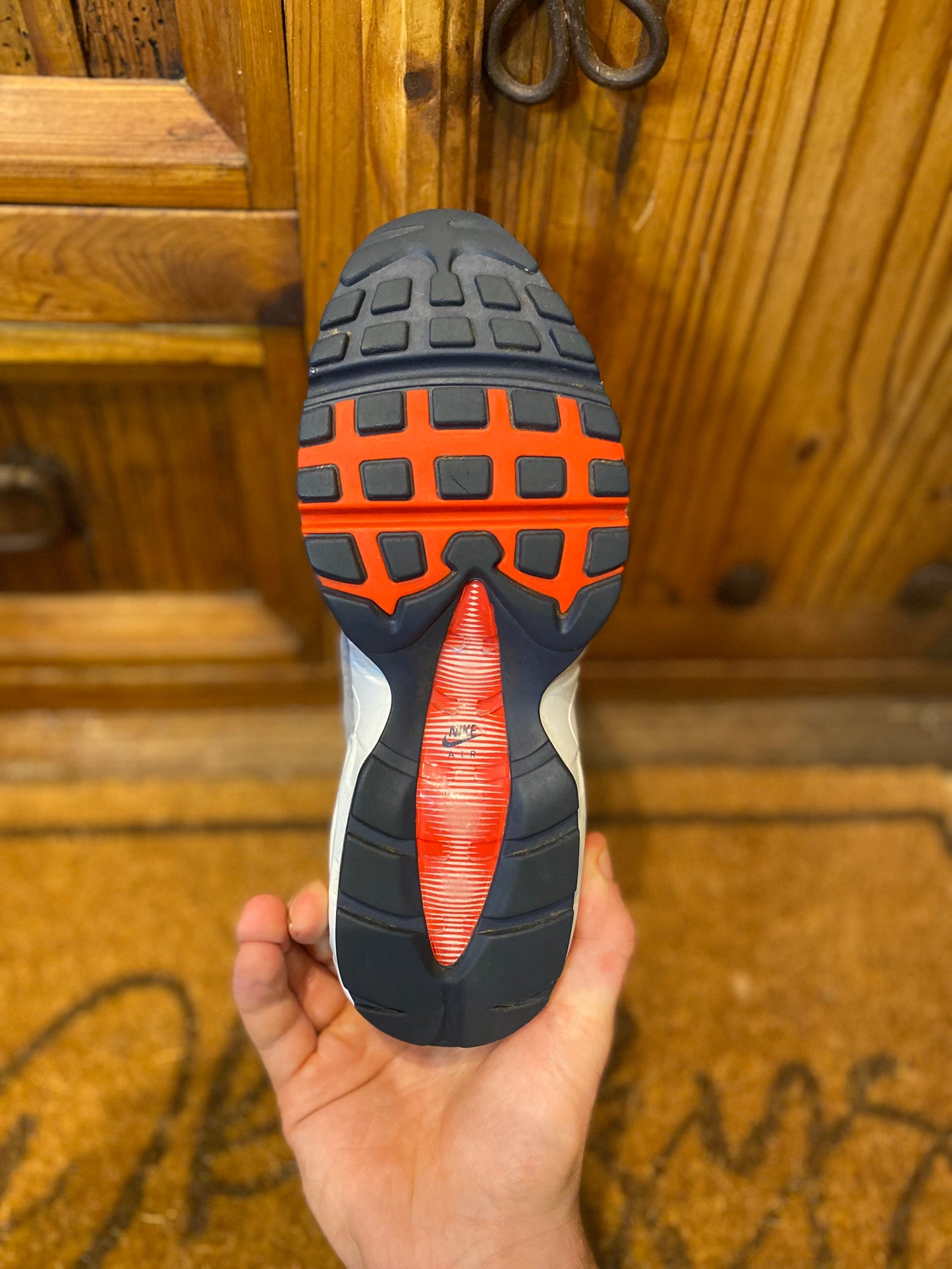 NIKE AIR MAX 95 ‘GREY NAVY CRIMSON’ - UK 5.5