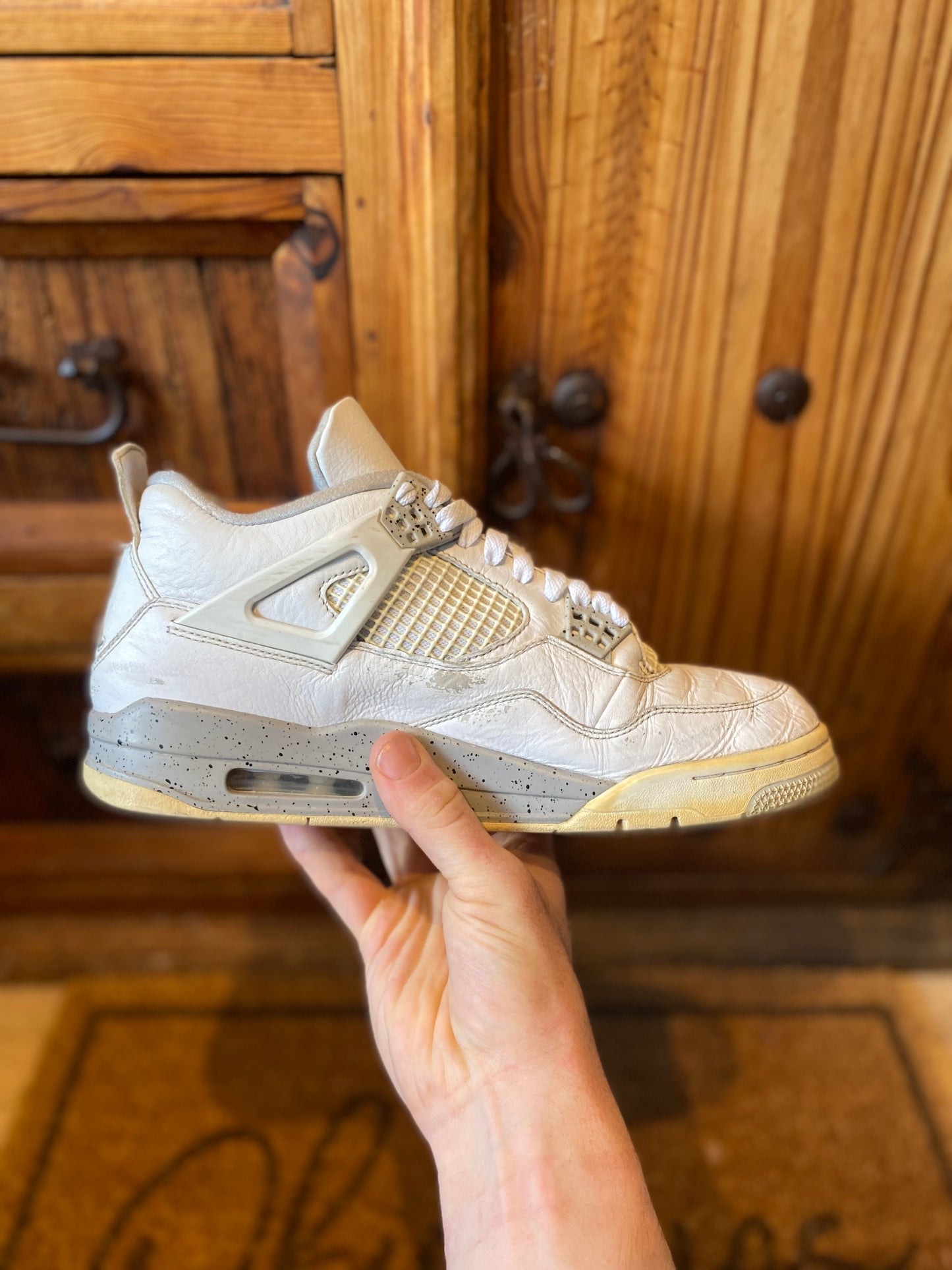JORDAN 4 ‘WHITE OREO’ - UK 9