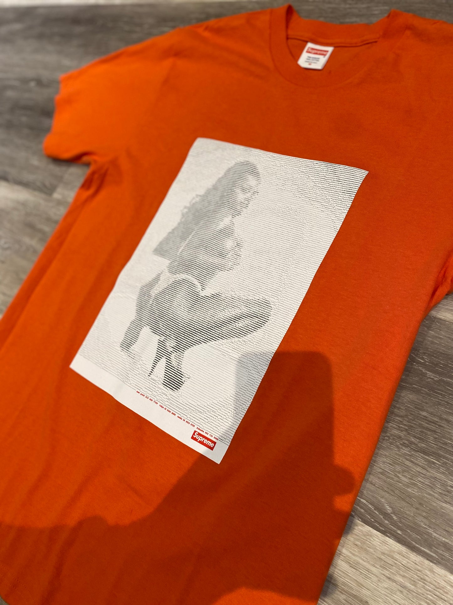 SUPREME ORANGE DIGI T-SHIRT - SS17 - M
