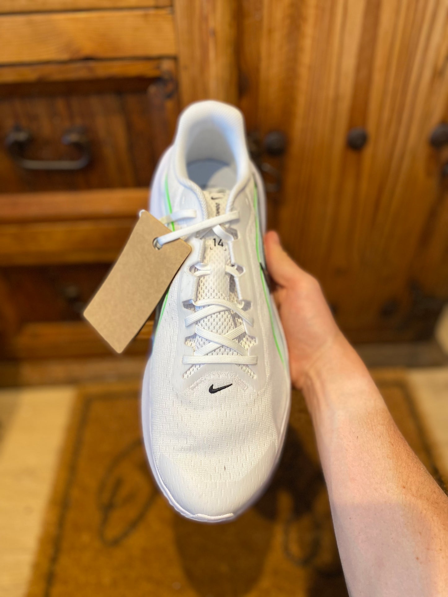 NIKE DOWNSHIFTER 14 ‘WHITE GLACIER BLUE’ - BNWT - UK 14