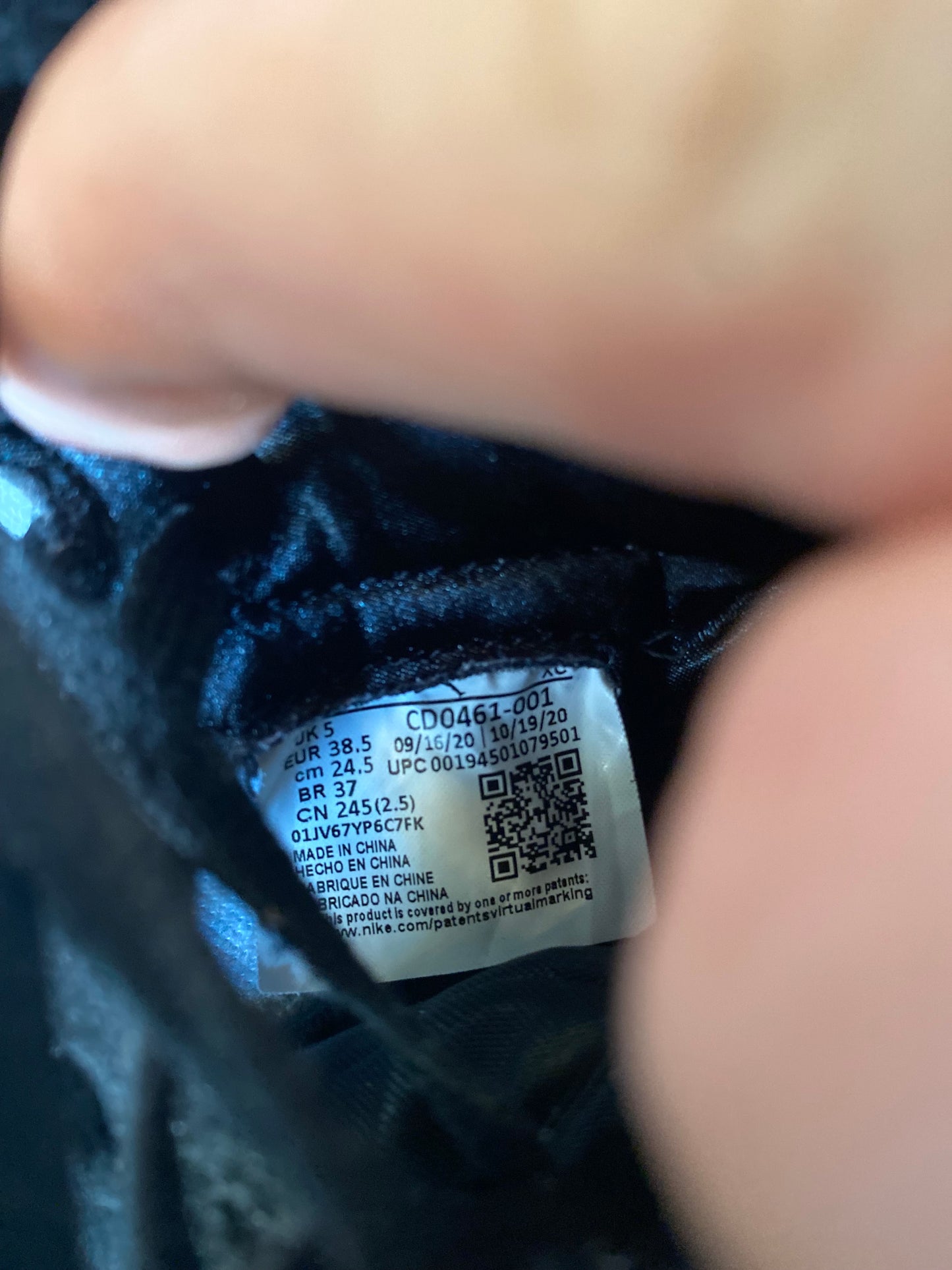 JORDAN 1 HIGH ‘SILVER TOE’ - UK 5