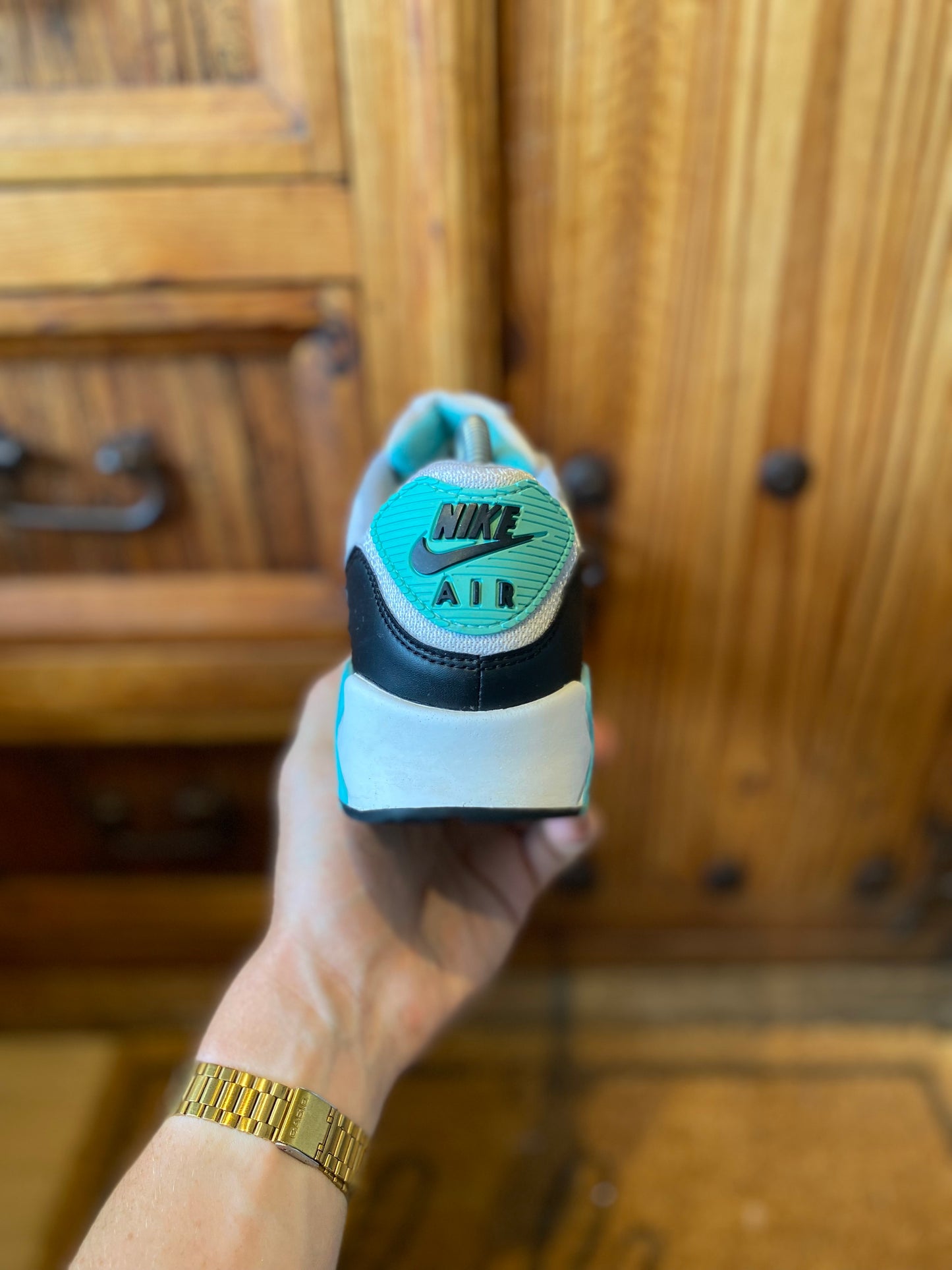 NIKE AIR MAX 90 RECRAFT HYPER TURQUOISE’ - UK 7.5