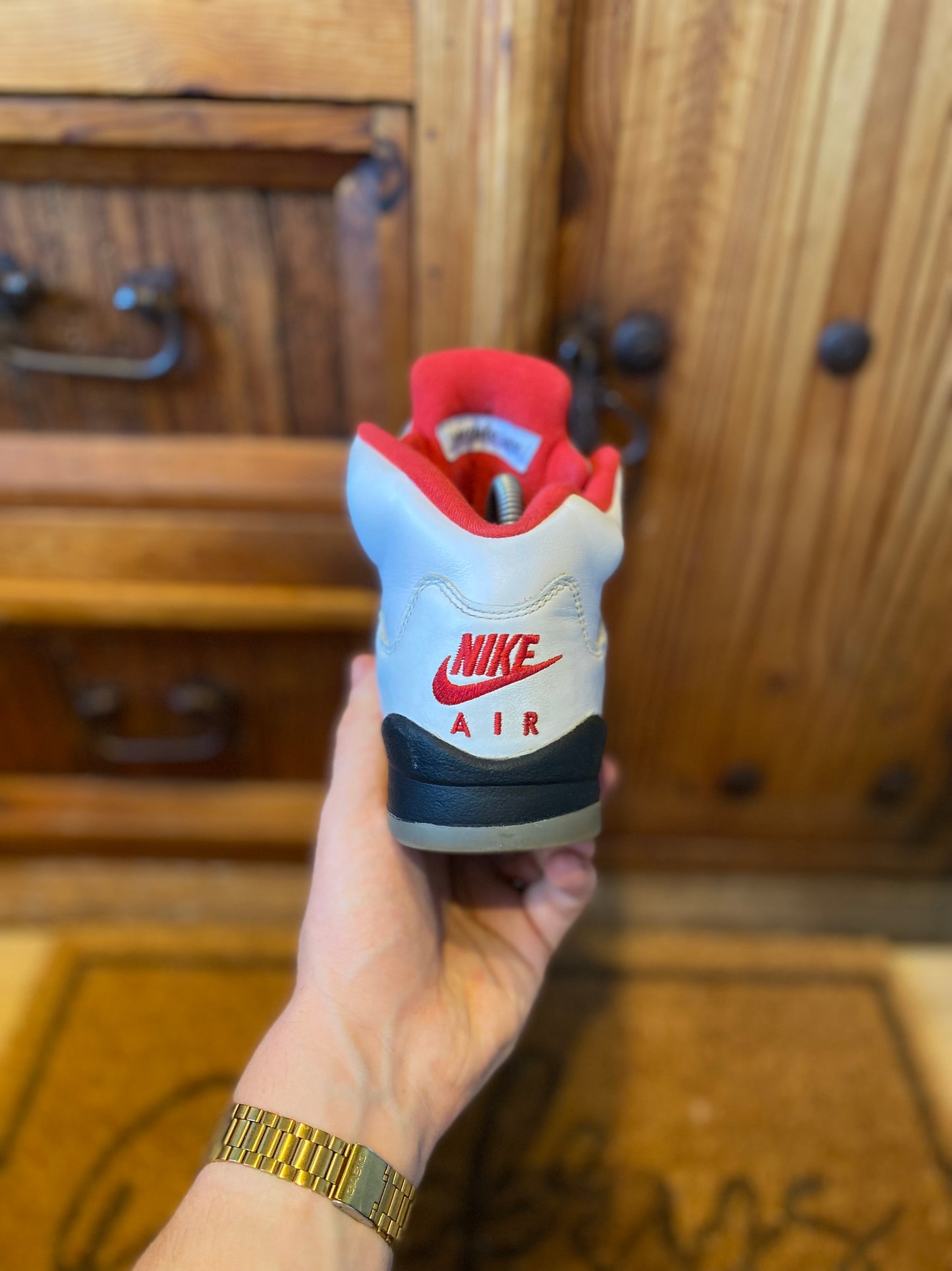 JORDAN 5 ‘FIRE RED SILVER TONGUE’ - UK 5.5