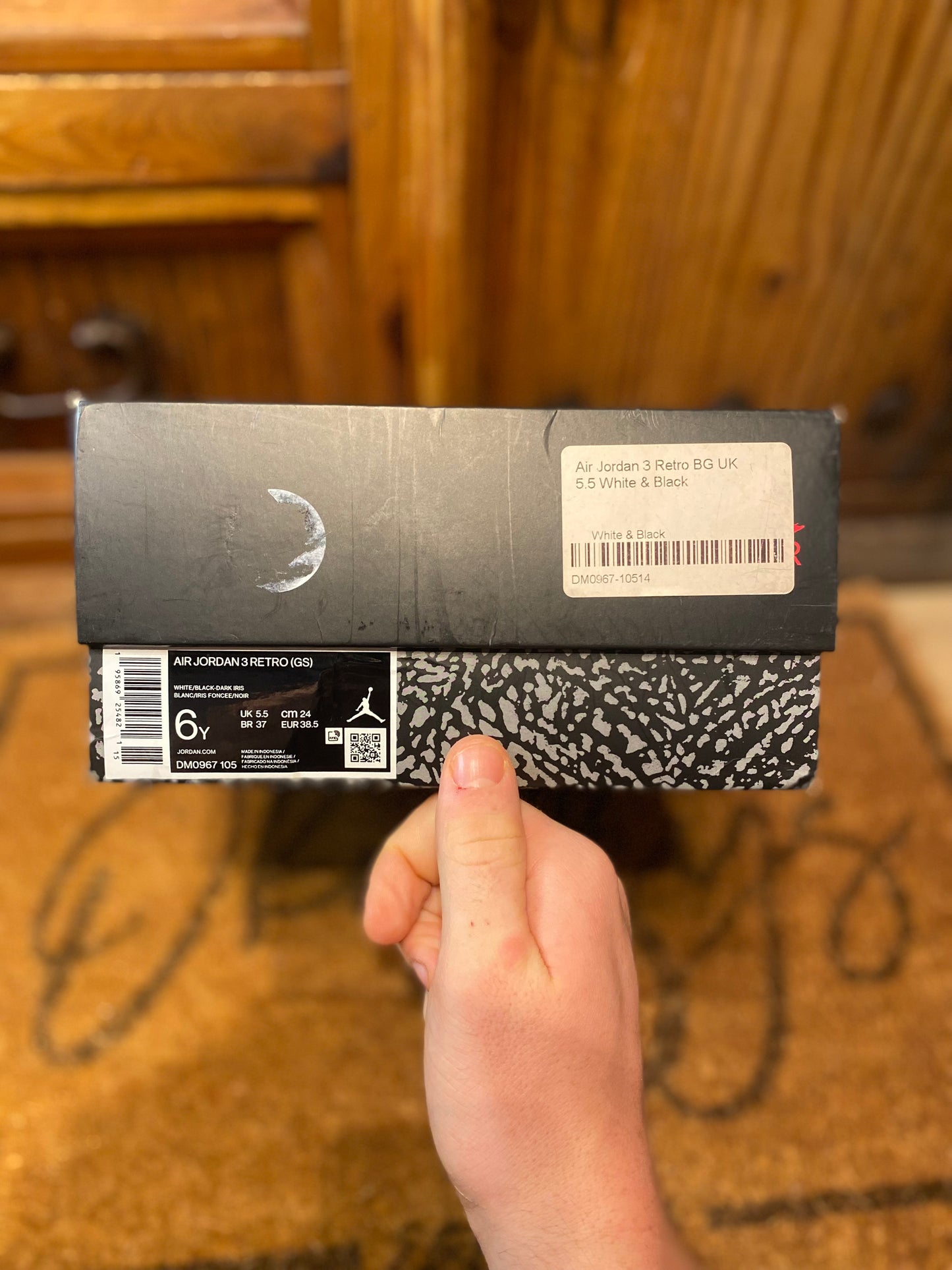 JORDAN 3 ‘DARK IRIS - UK 5.5