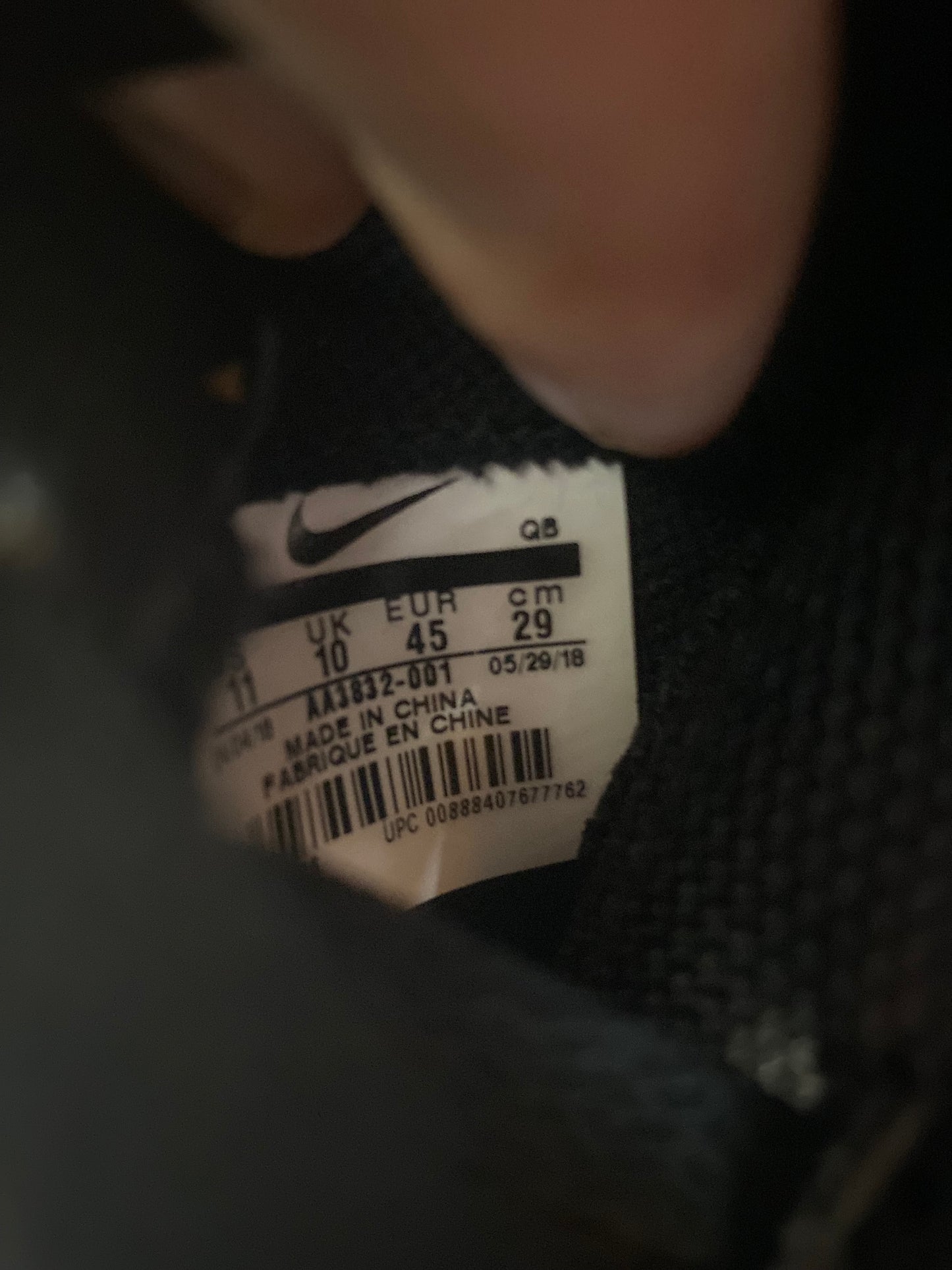 NIKE X OFF WHITE BLAZER MID ‘GRIM REAPER’ - UK 10