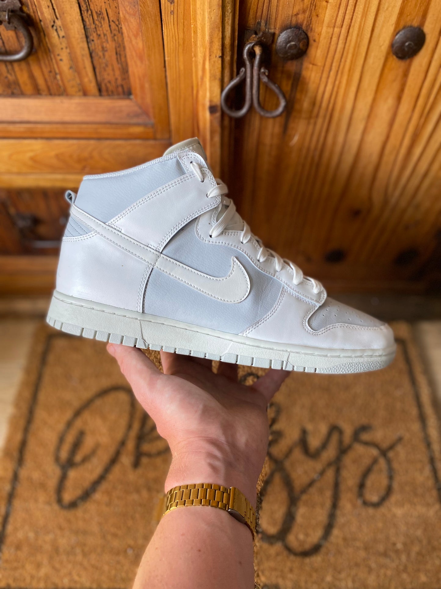 NIKE DUNK HIGH ‘SUMMIT WHITE PURE PLATINUM’ - UK 12