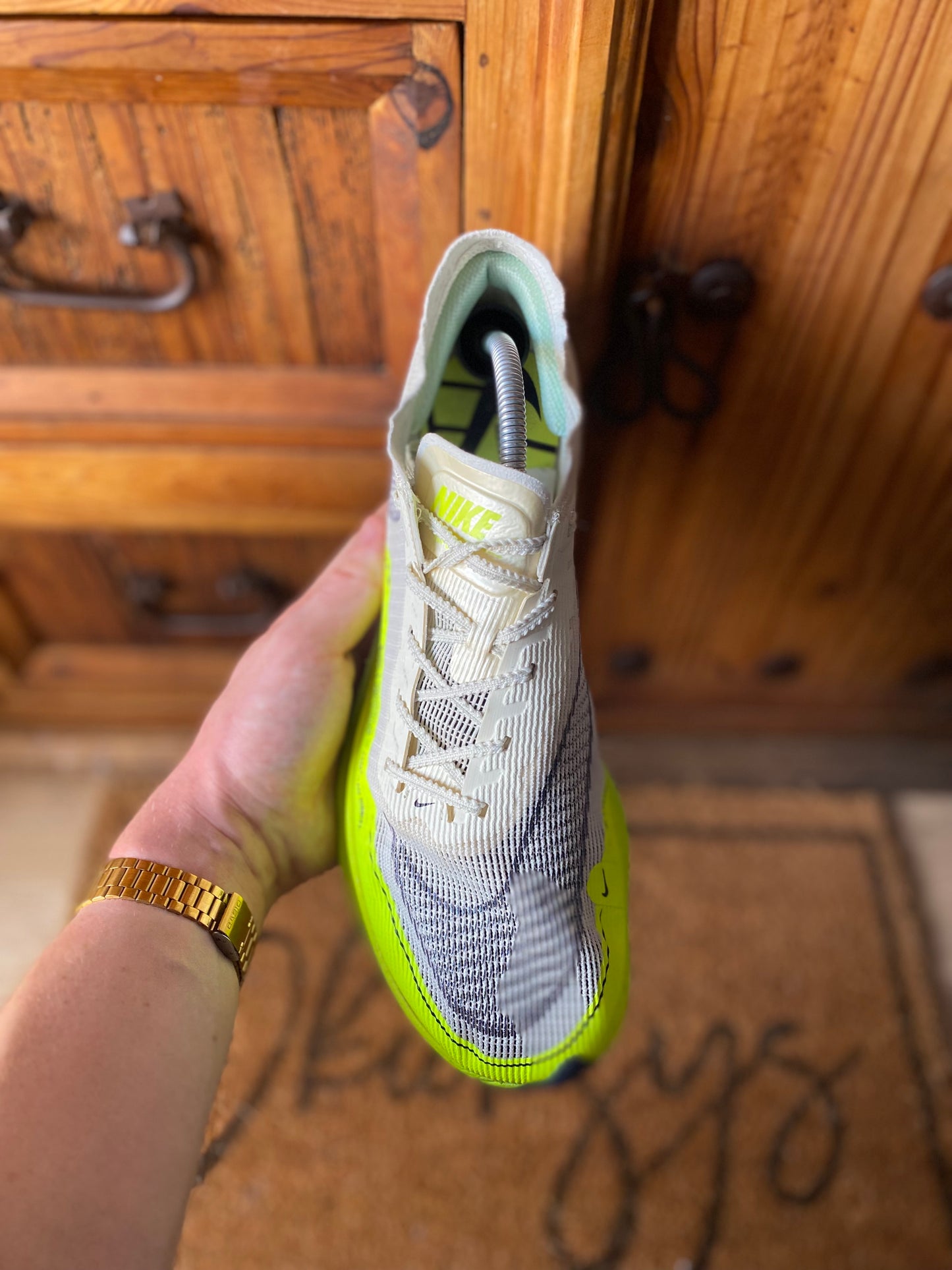 NIKE VAPORFLY 2 ‘COCONUT MILK GHOST GREEN’ - UK 10