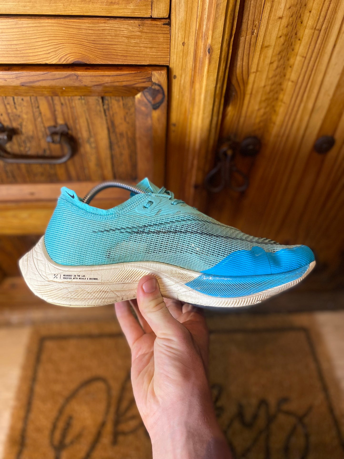 NIKE VAPORFLY 2 ‘AURORA GREEN’ - UK 8.5