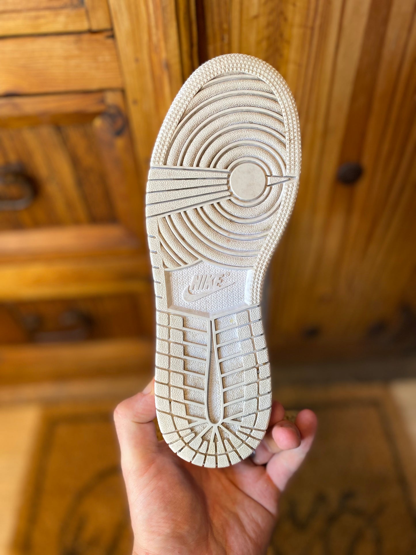 JORDAN 1 LOW ‘TRIPLE WHITE TUMBLED LEATHER’ - UK 5
