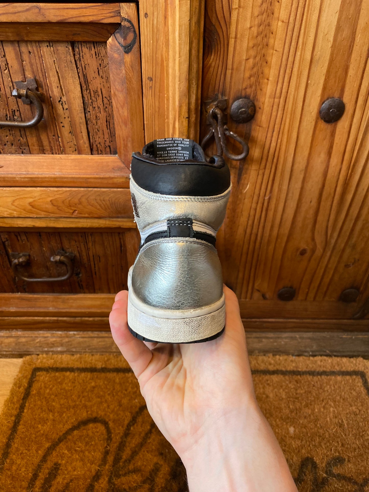 JORDAN 1 HIGH ‘SILVER TOE’ - UK 5.5