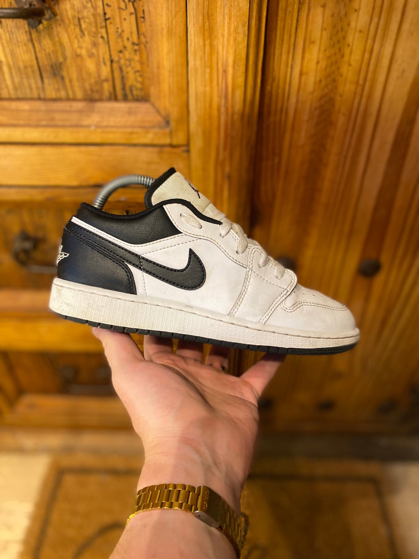 JORDAN 1 LOW ‘WHITE BLACK’ - UK 5