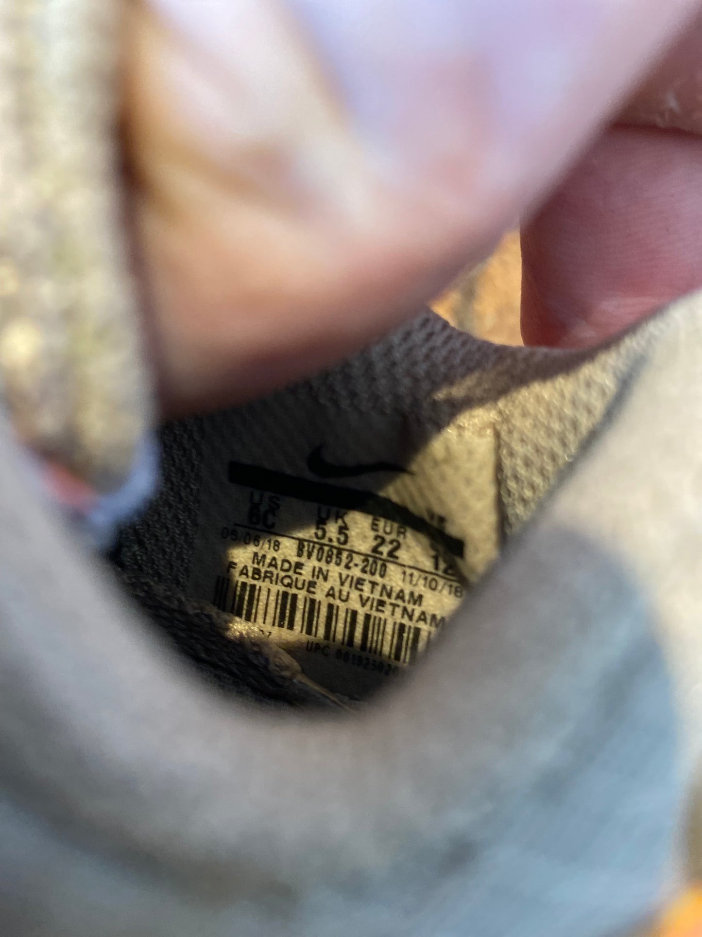 NIKE AIR MAX 90 ‘OFF-WHITE DESERT ORE’ - UK 5.5 TD
