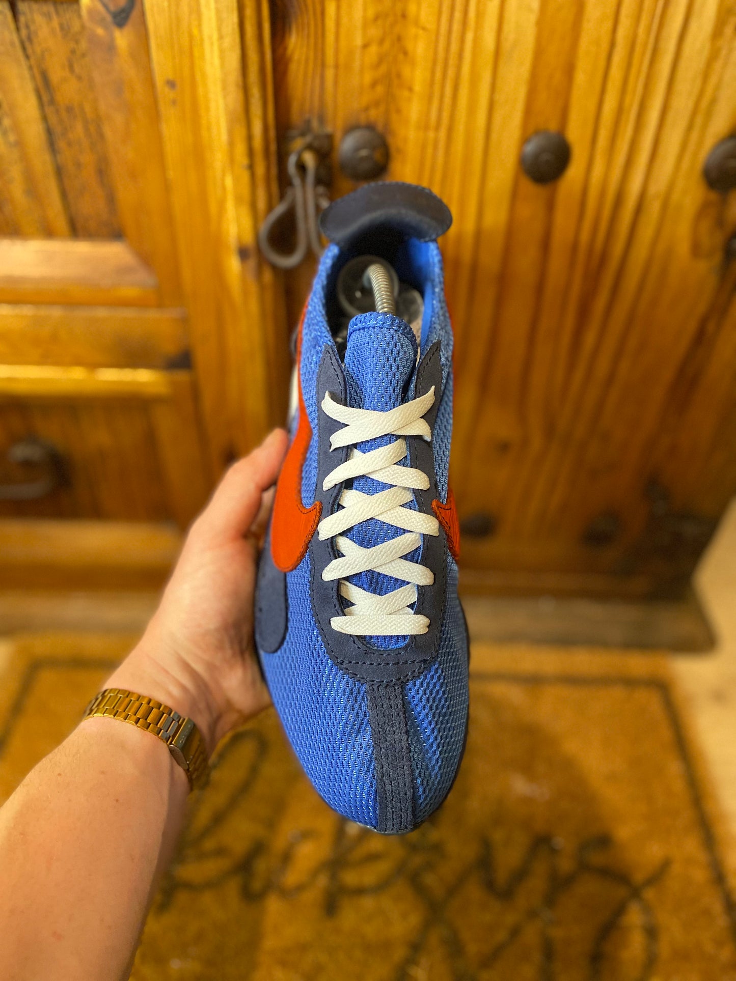 NIKE MOON RACER ‘MOUNTAIN BLUE TEAM ORANGE’ - UK 10