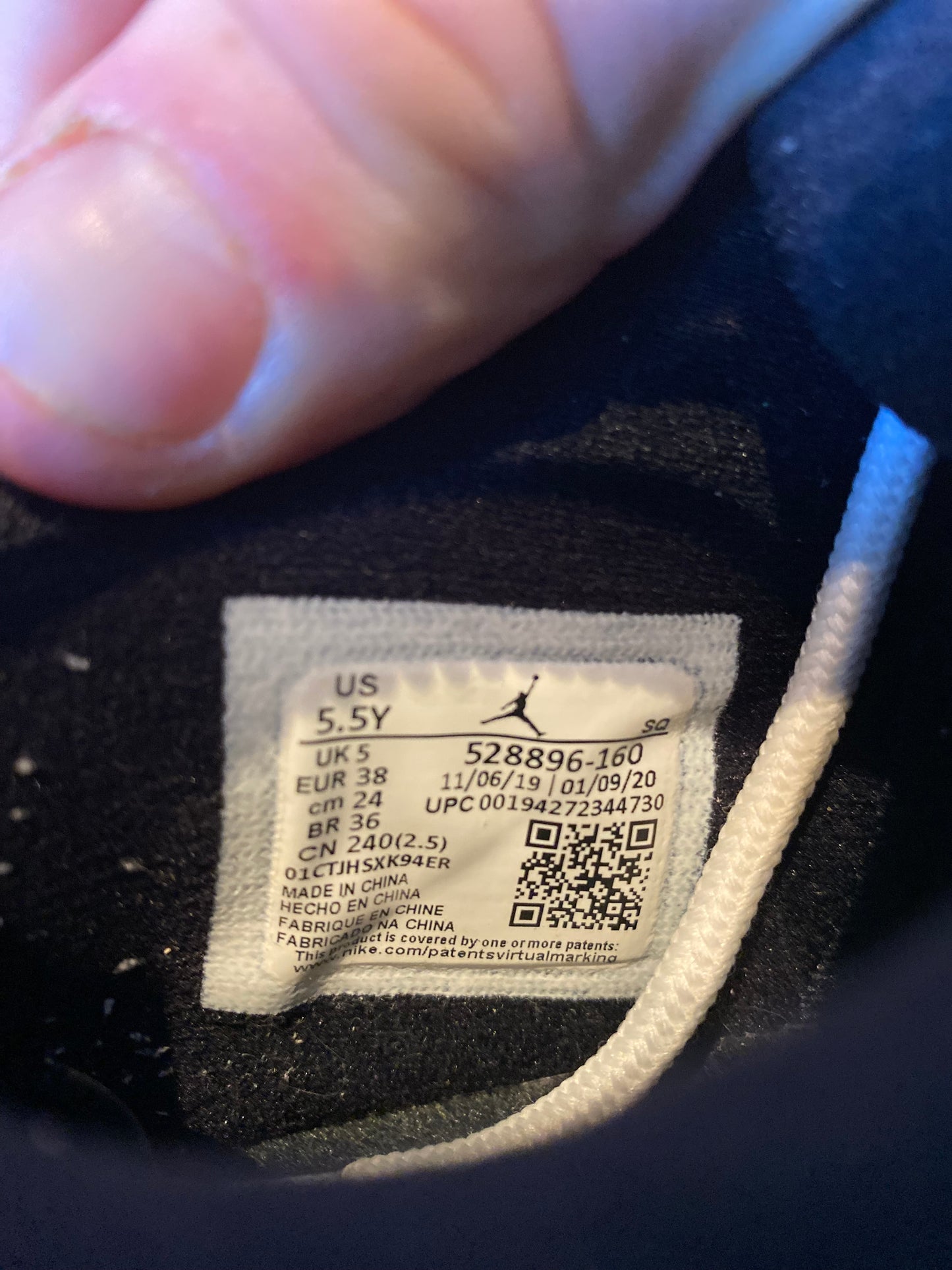 JORDAN 11 LOW ‘CONCORD BRED’ - UK 5