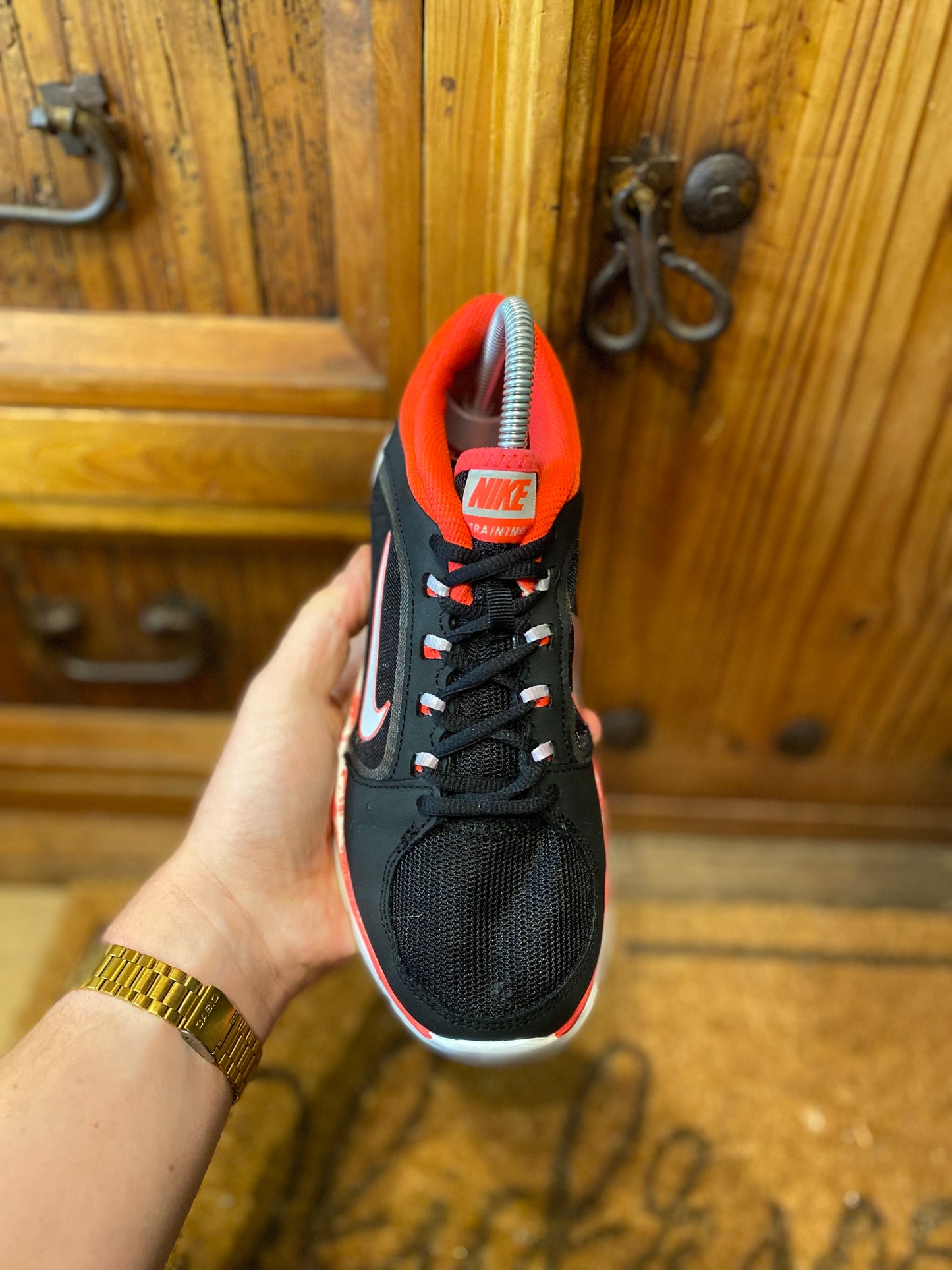 NIKE FLEX TRAINER 4 ‘BLACK PURE PLATINUM’ - UK 4