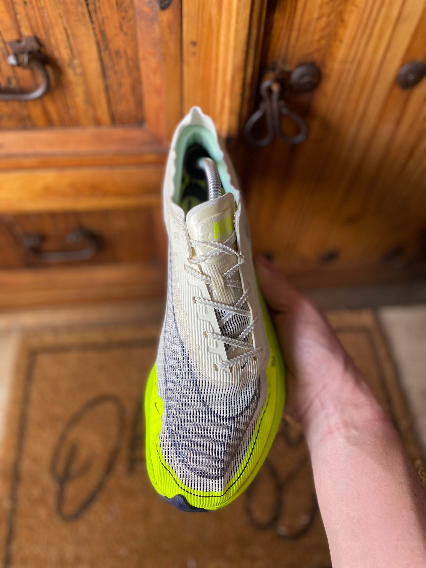 NIKE VAPORFLY 2 ‘COCONUT MILK GHOST GREEN’ - UK 10