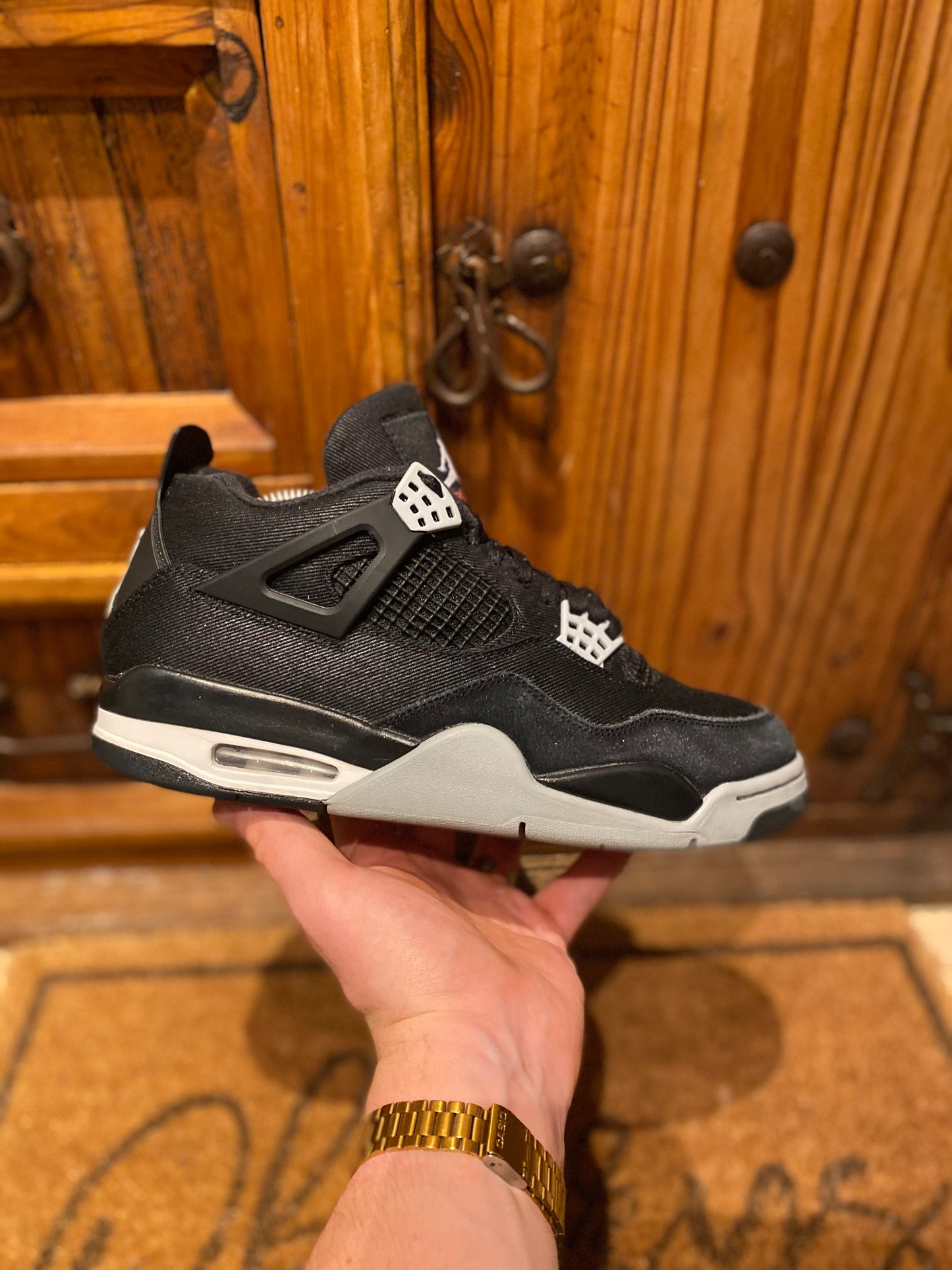 JORDAN 4 ‘BLACK CANVAS’ - UK 8