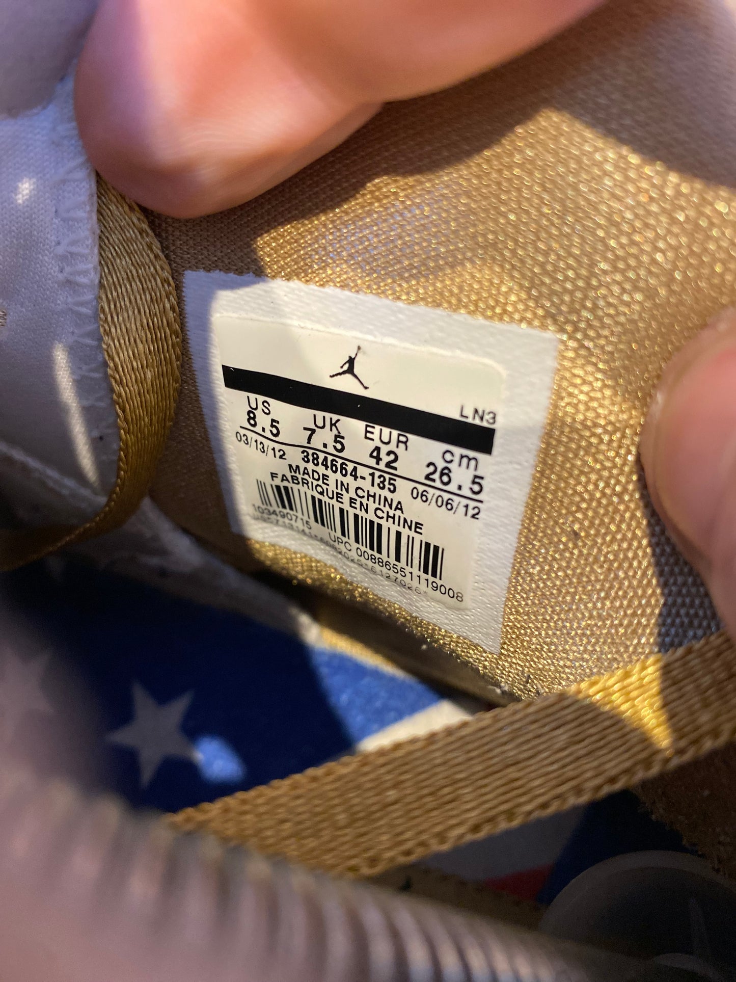 JORDAN 6 ‘GOLDEN MOMENTS PACK’ - UK 7.5