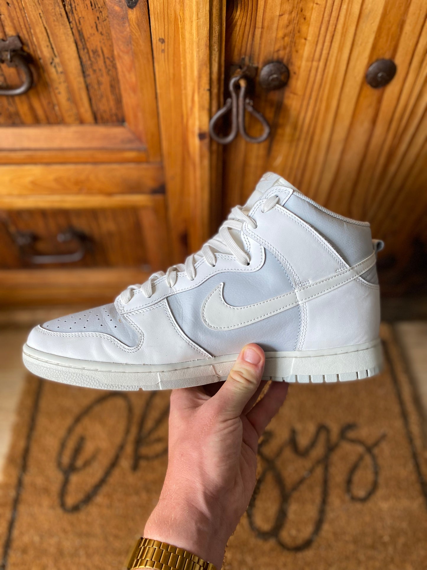 NIKE DUNK HIGH ‘SUMMIT WHITE PURE PLATINUM’ - UK 12