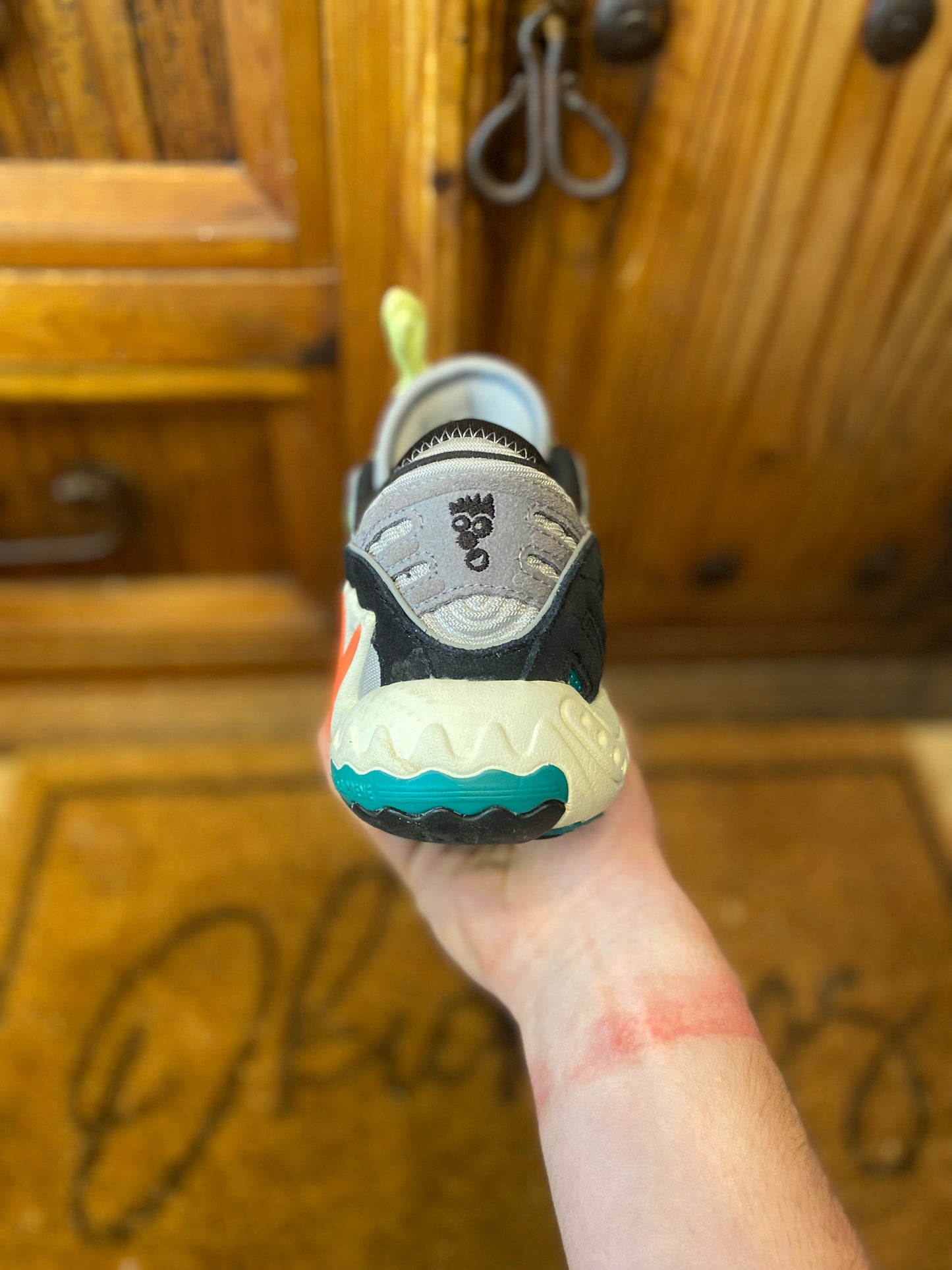 ADIDAS FYW 98 ‘GREY TWO SIGNAL CORAL’ - UK 7