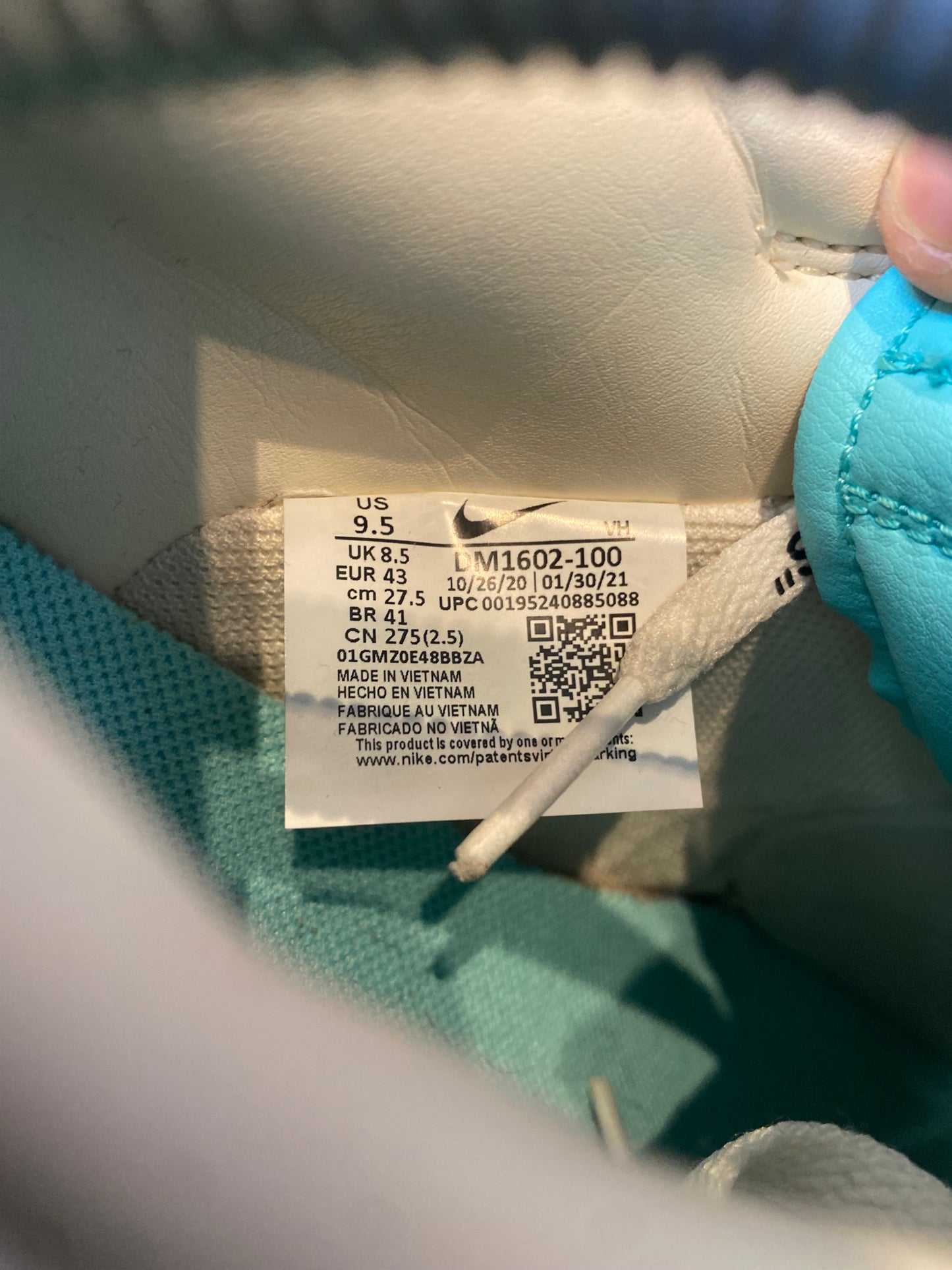 NIKE X OFF WHITE DUNK LOW ‘LOT 21 OF 50’ - UK 8.5