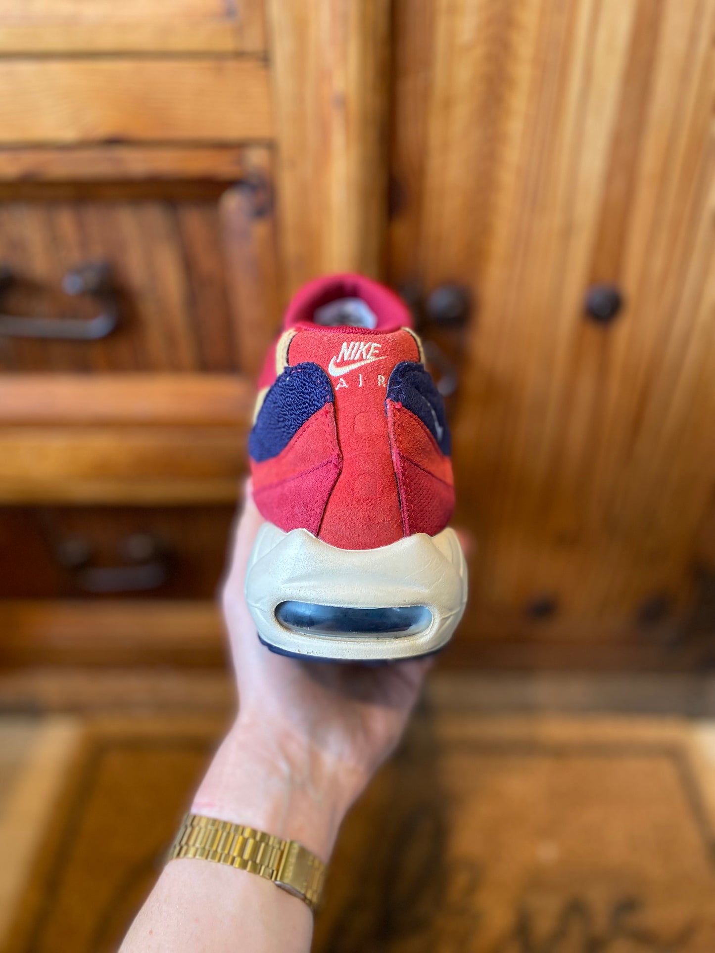NIKE AIR MAX 95 ‘RED CRUSH WHEAT GOLD’ - UK 10.5