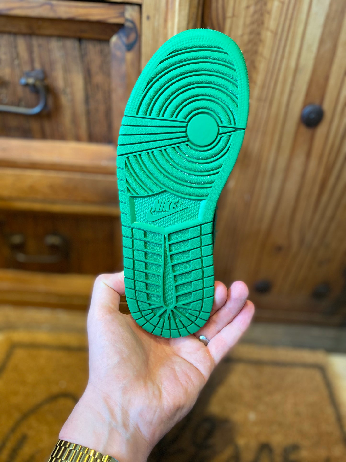 JORDAN 1 MID ‘LUCKY GREEN AQUATONE’ - UK 5