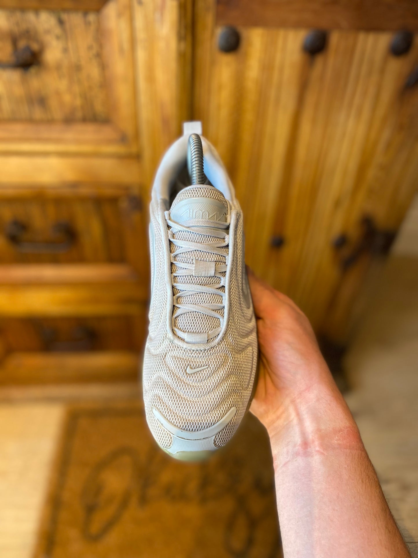 NIKE AIR MAX 720 ‘WHITE PURE PLATINUM’ - UK 5.5