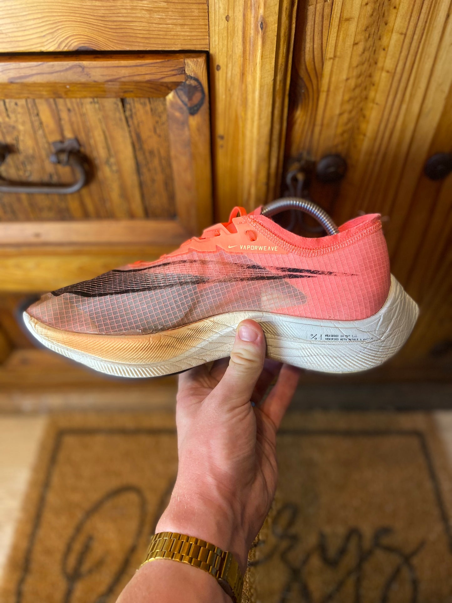NIKE VAPORFLY ‘BRIGHT MANGO’ - UK 8.5