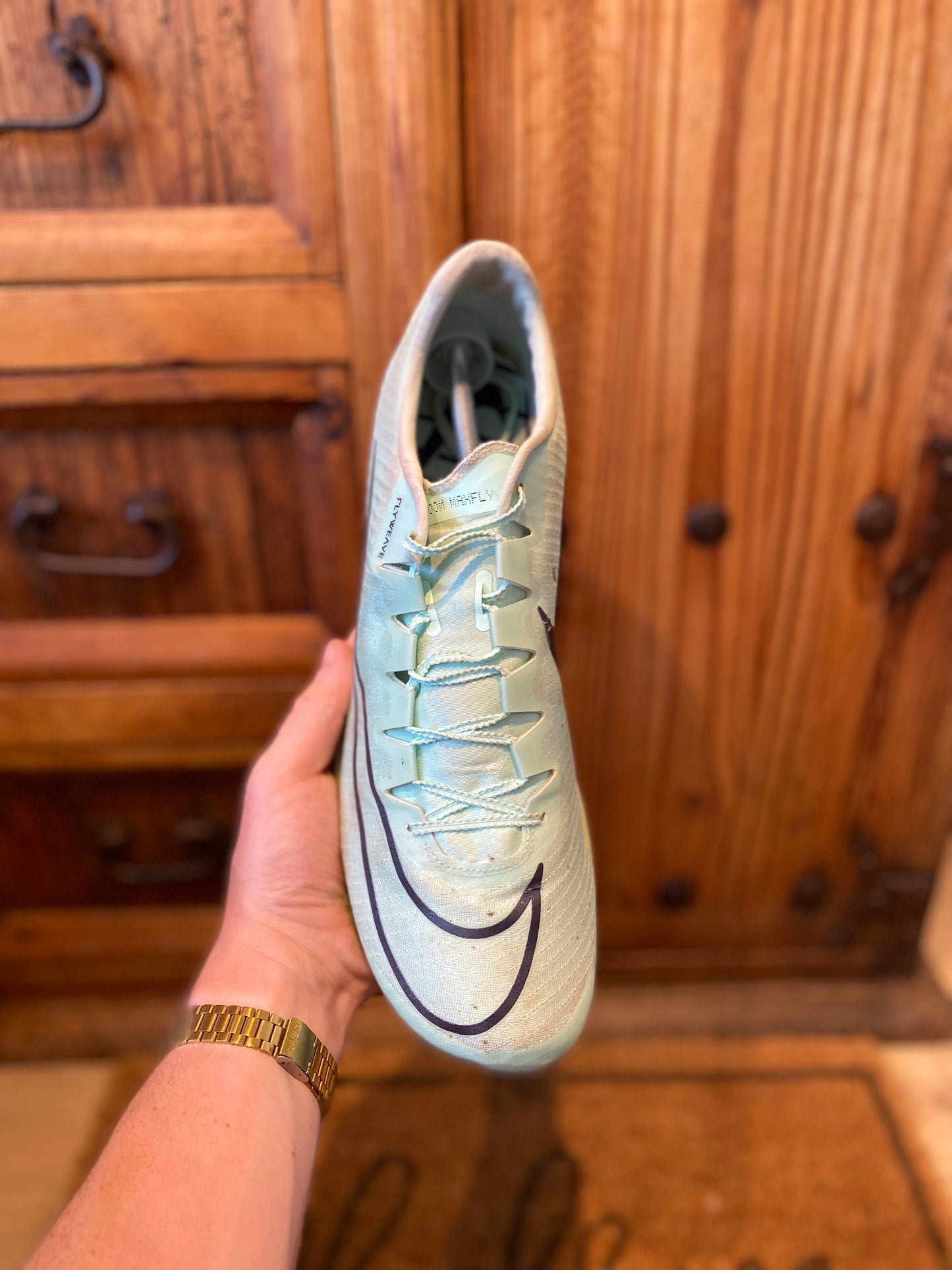 NIKE AIR ZOOM MAXFLY SPRINT SPIKES ‘MINT FOAM’ - UK 14