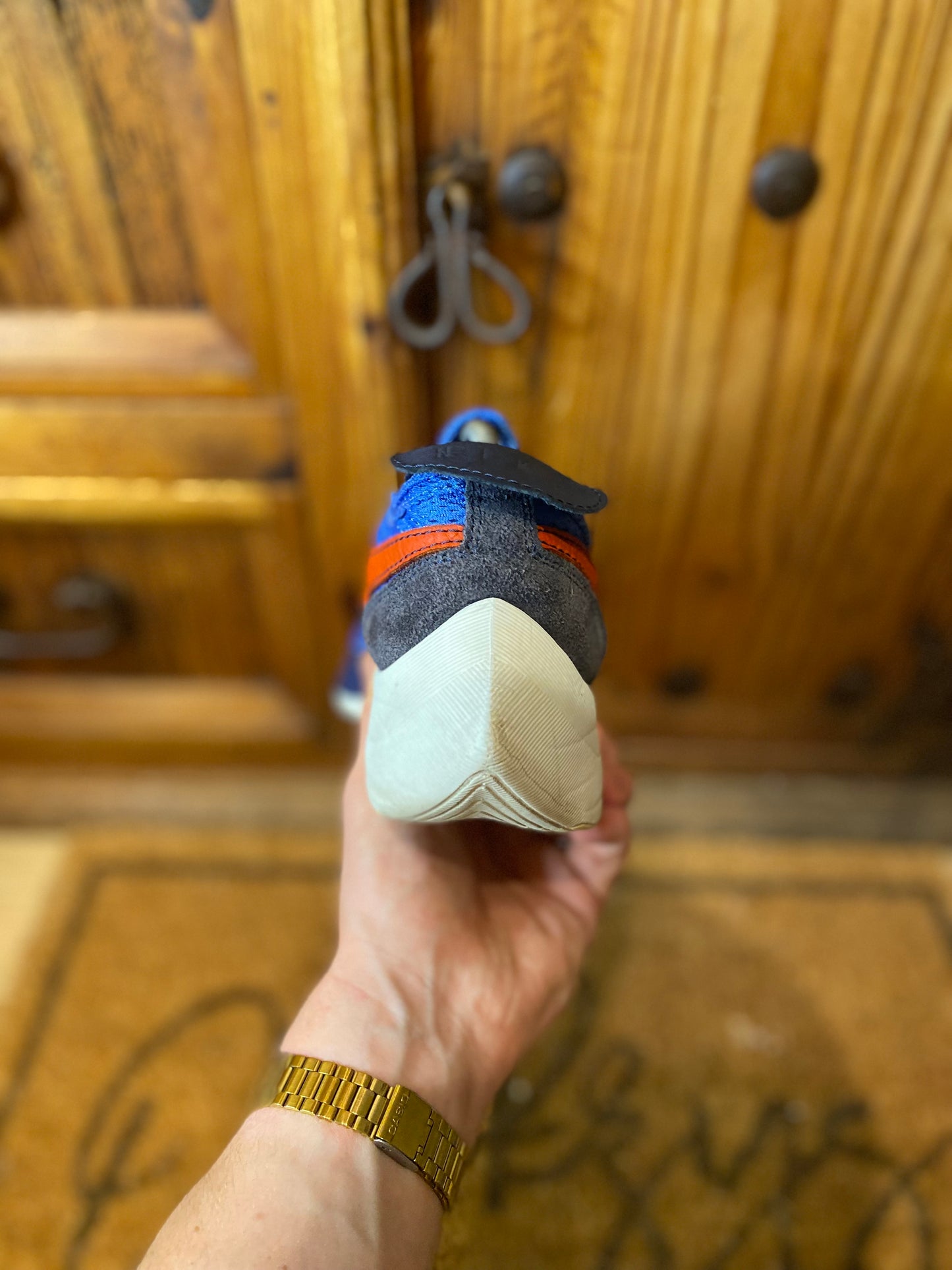 NIKE MOON RACER ‘MOUNTAIN BLUE TEAM ORANGE’ - UK 10