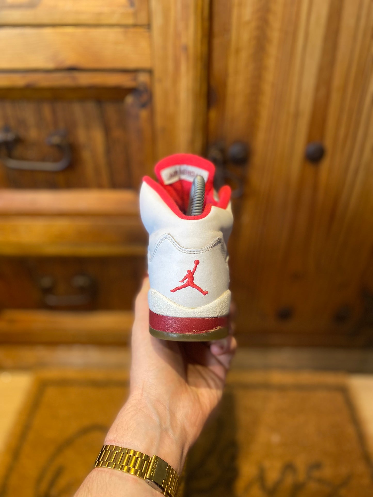 JORDAN 5 ‘WHITE SCARLET FIRE’ - UK 3.5