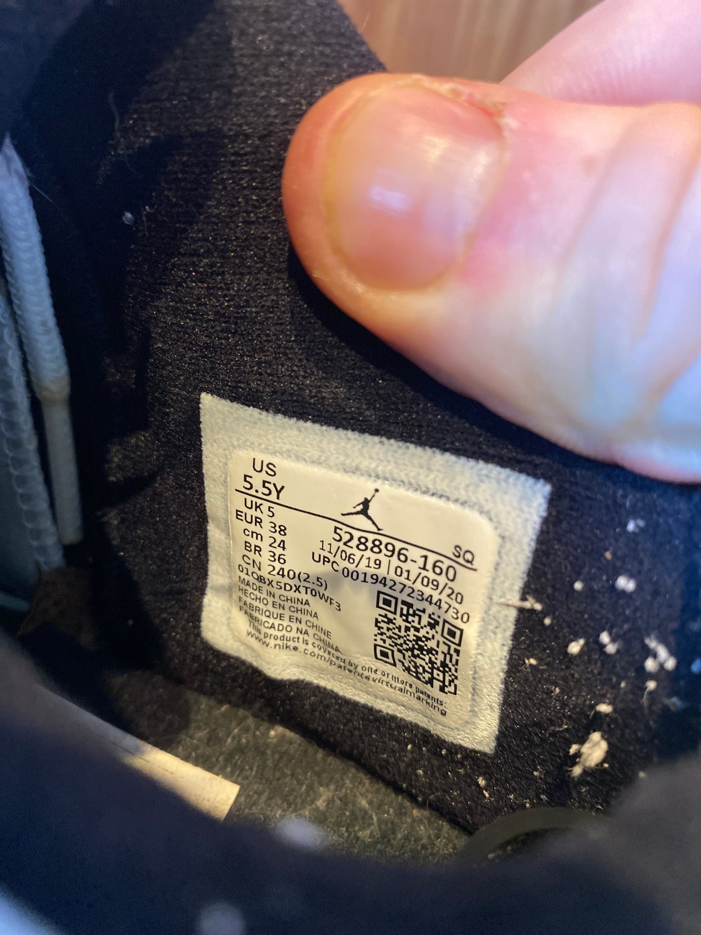 JORDAN 11 LOW ‘CONCORD BRED’ - UK 5