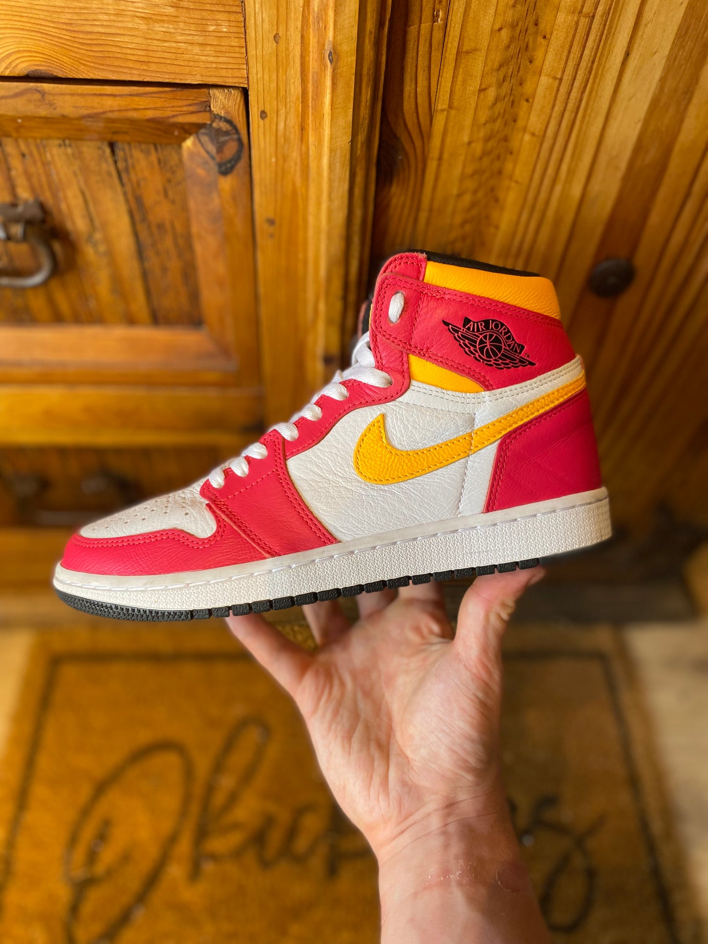 JORDAN 1 HIGH ‘LIGHT FUSION RED’ - UK 7.5