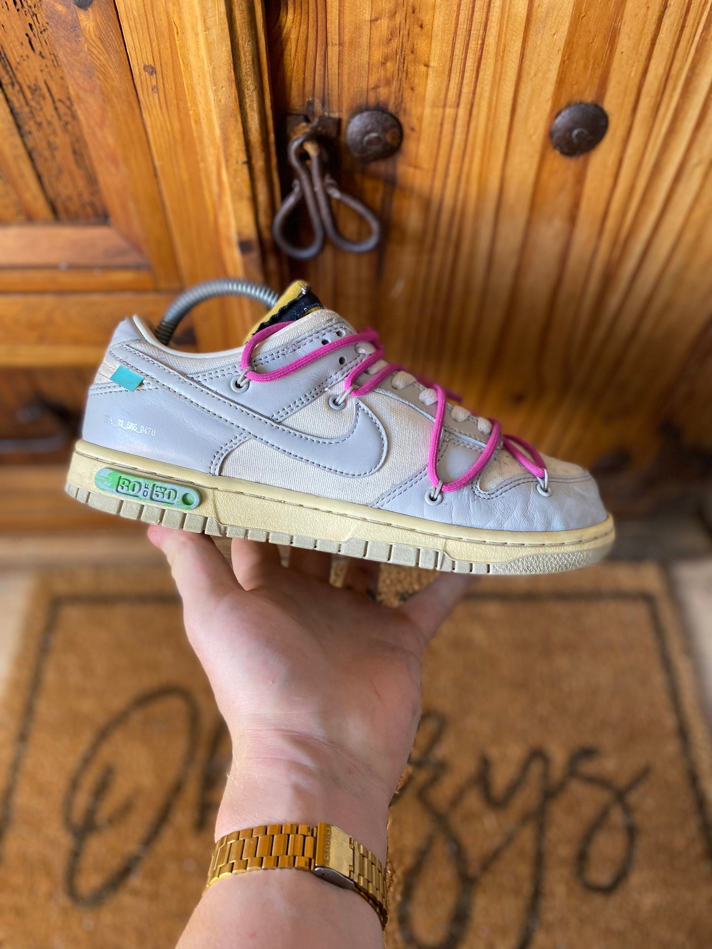 NIKE X OFF WHITE DUNK LOW ‘LOT 30’ - UK 6.5