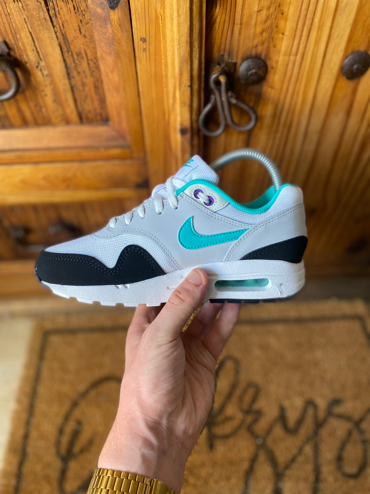 NIKE AIR MAX 1 ‘COURT PURPLE HYPER JADE’ - UK 4.5