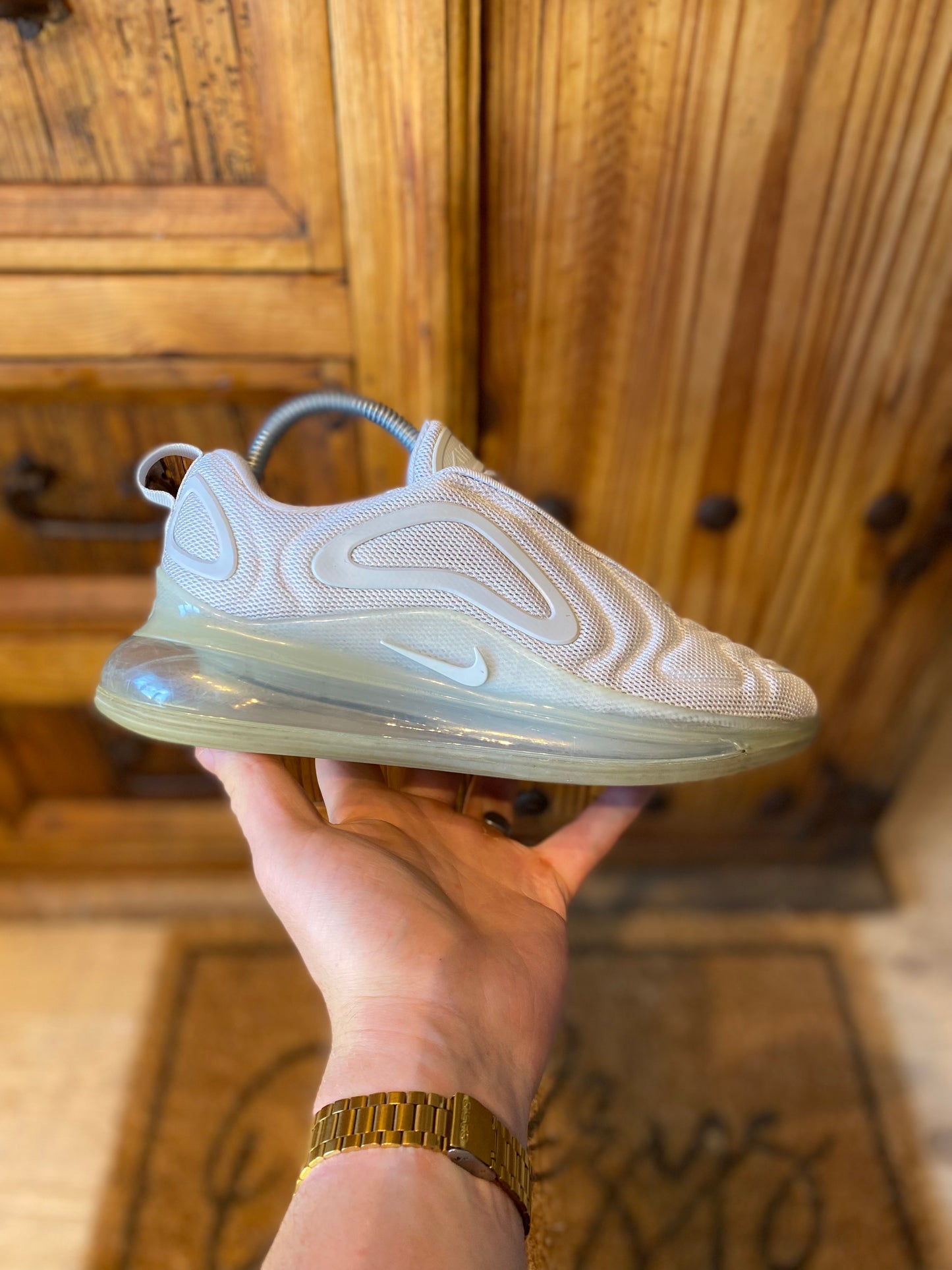 NIKE AIR MAX 720 ‘WHITE PURE PLATINUM’ - UK 5.5