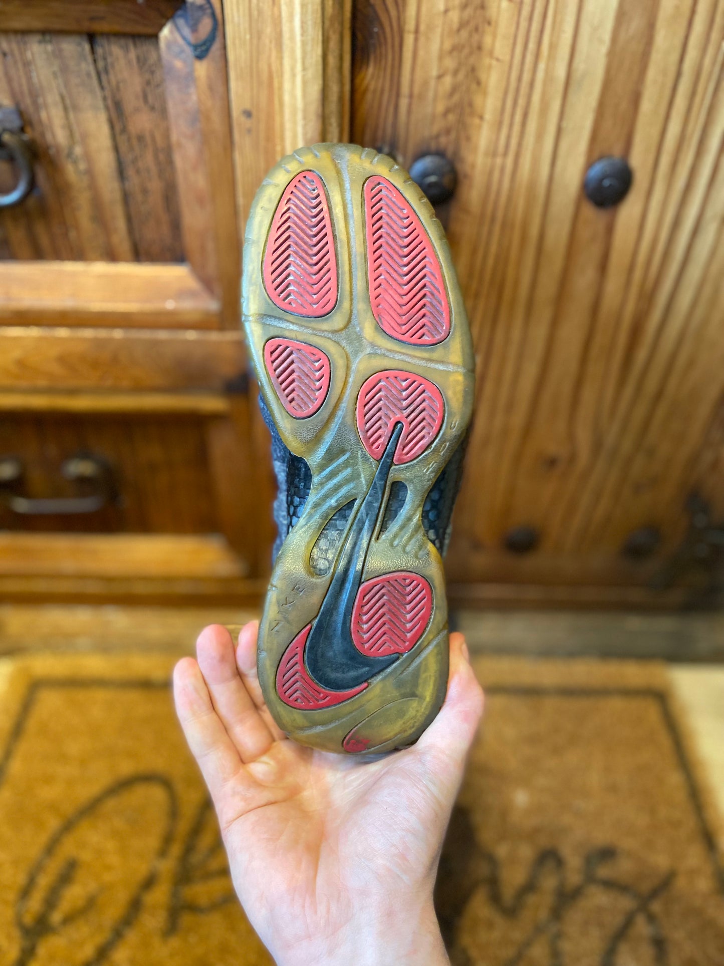 NIKE AIR FOAMPOSITE PRO ‘WOOL FLEECE’ - UK 8