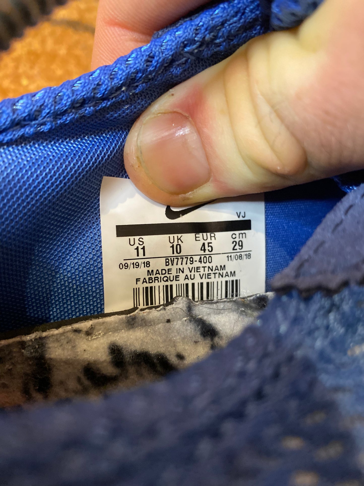 NIKE MOON RACER ‘MOUNTAIN BLUE TEAM ORANGE’ - UK 10