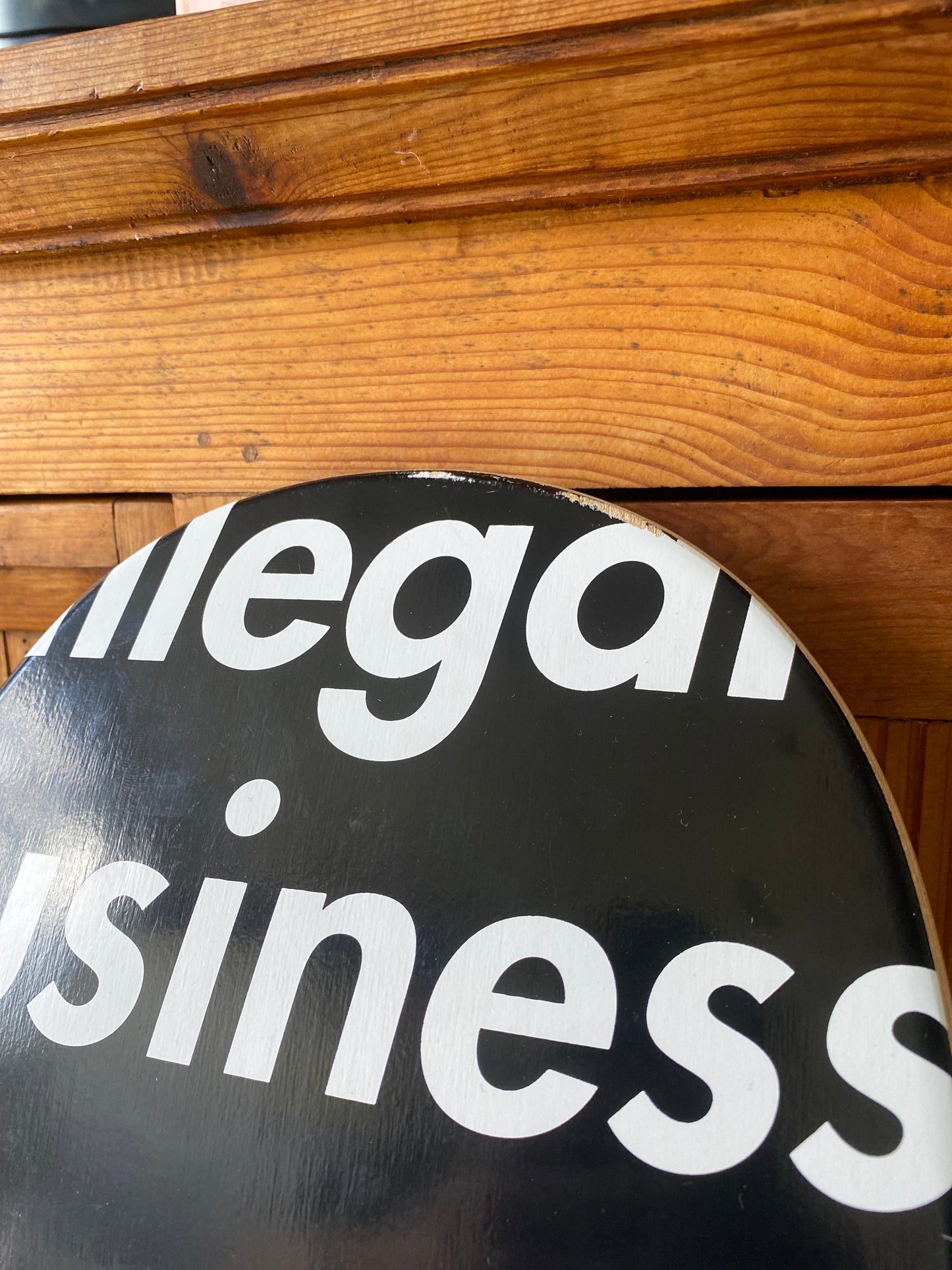 SUPREME ‘ILLEGAL BUSINESS CONTROLS AMERICA’ DECK