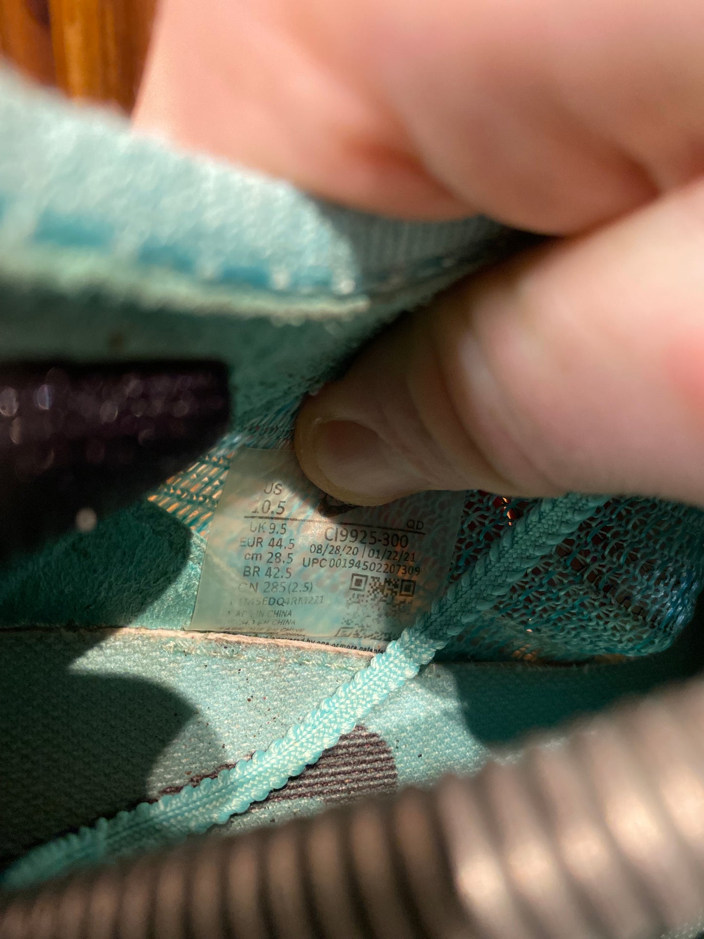 NIKE AIR ZOOM ALPHAFLY ‘HYPER TURQUOISE’ - UK 9.5