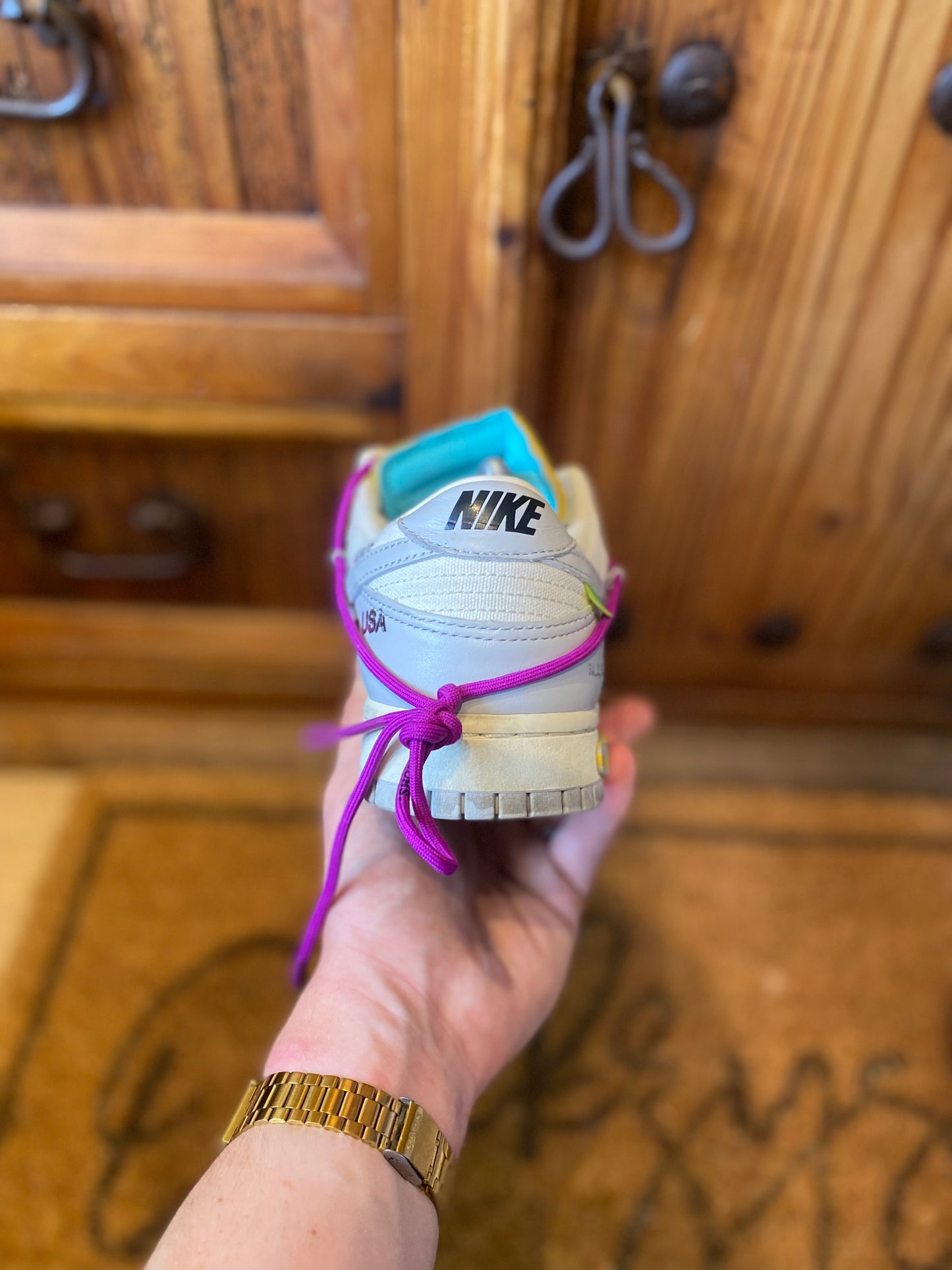 NIKE X OFF WHITE DUNK LOW ‘LOT 21 OF 50’ - UK 8.5