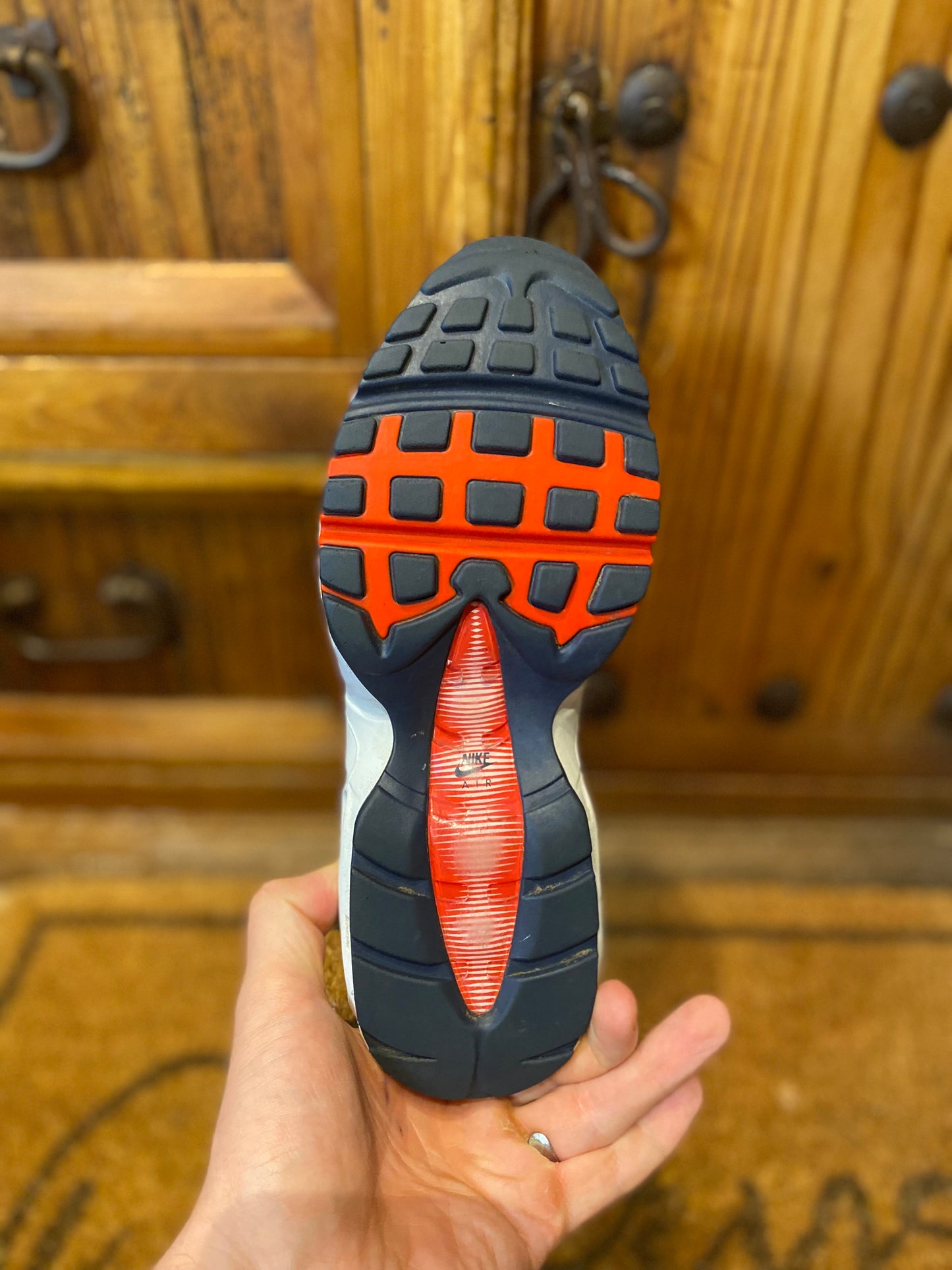 NIKE AIR MAX 95 ‘GREY NAVY CRIMSON’ - UK 5.5